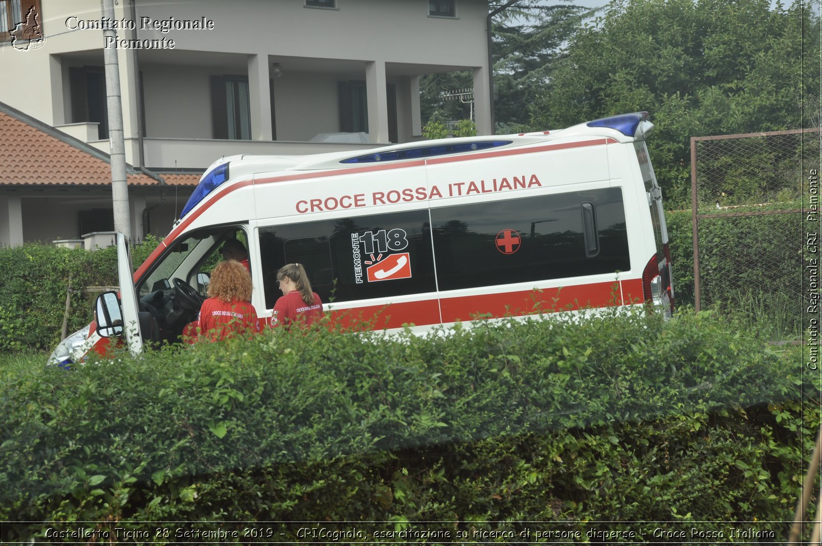 Castelletto Ticino 28 Settembre 2019 - CRICognola, esercitazione su ricerca di persone disperse - Croce Rossa Italiana