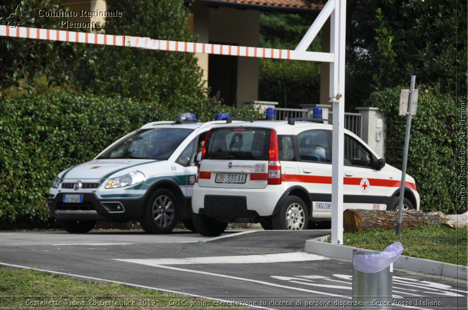 Castelletto Ticino 28 Settembre 2019 - CRICognola, esercitazione su ricerca di persone disperse - Croce Rossa Italiana