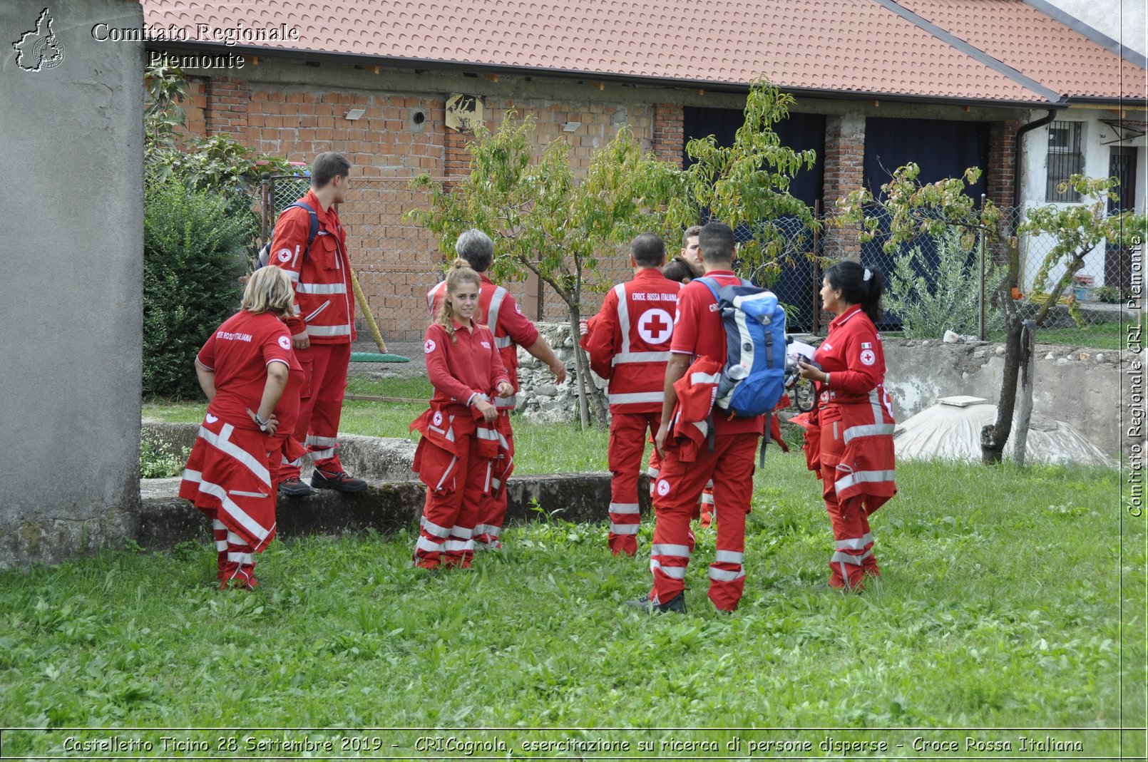 Castelletto Ticino 28 Settembre 2019 - CRICognola, esercitazione su ricerca di persone disperse - Croce Rossa Italiana