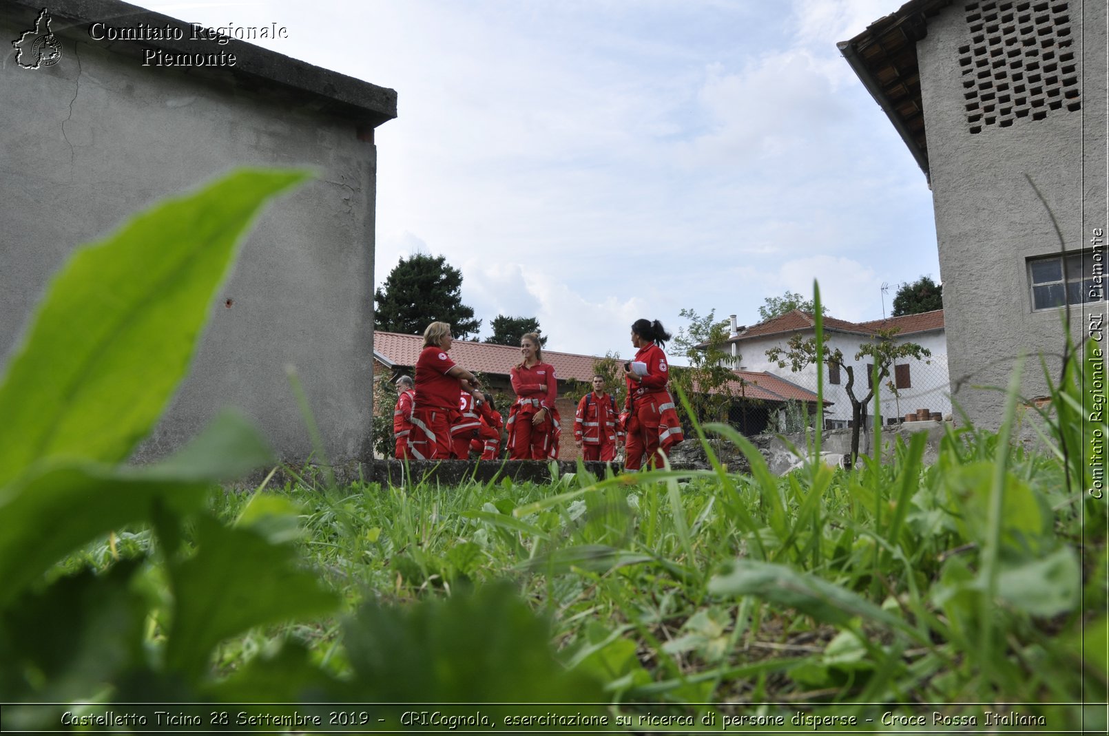 Castelletto Ticino 28 Settembre 2019 - CRICognola, esercitazione su ricerca di persone disperse - Croce Rossa Italiana