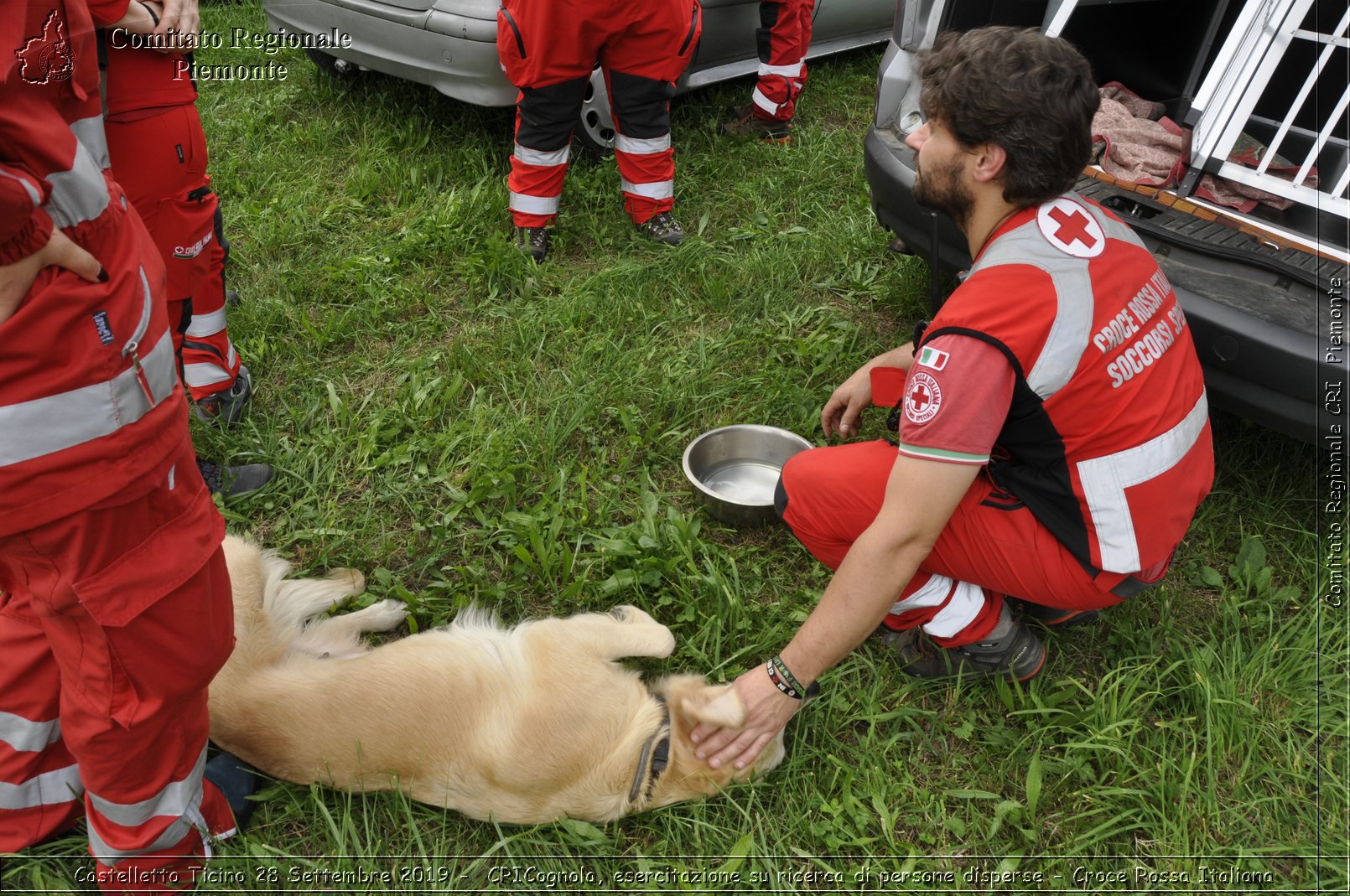 Castelletto Ticino 28 Settembre 2019 - CRICognola, esercitazione su ricerca di persone disperse - Croce Rossa Italiana