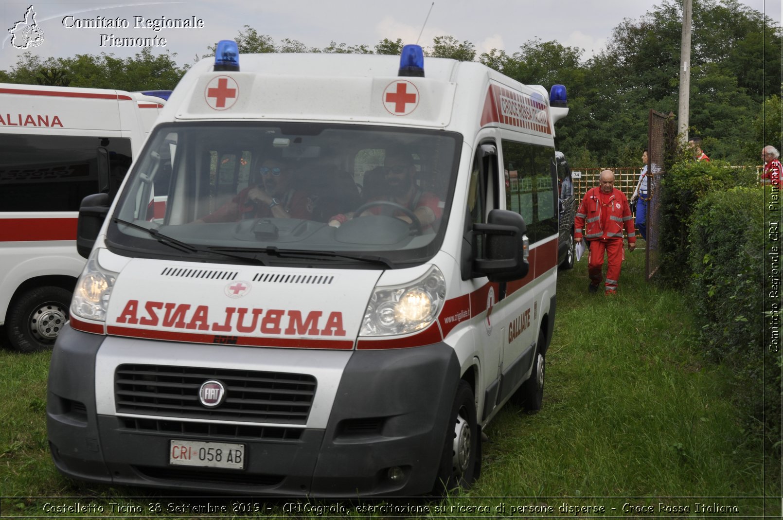 Castelletto Ticino 28 Settembre 2019 - CRICognola, esercitazione su ricerca di persone disperse - Croce Rossa Italiana