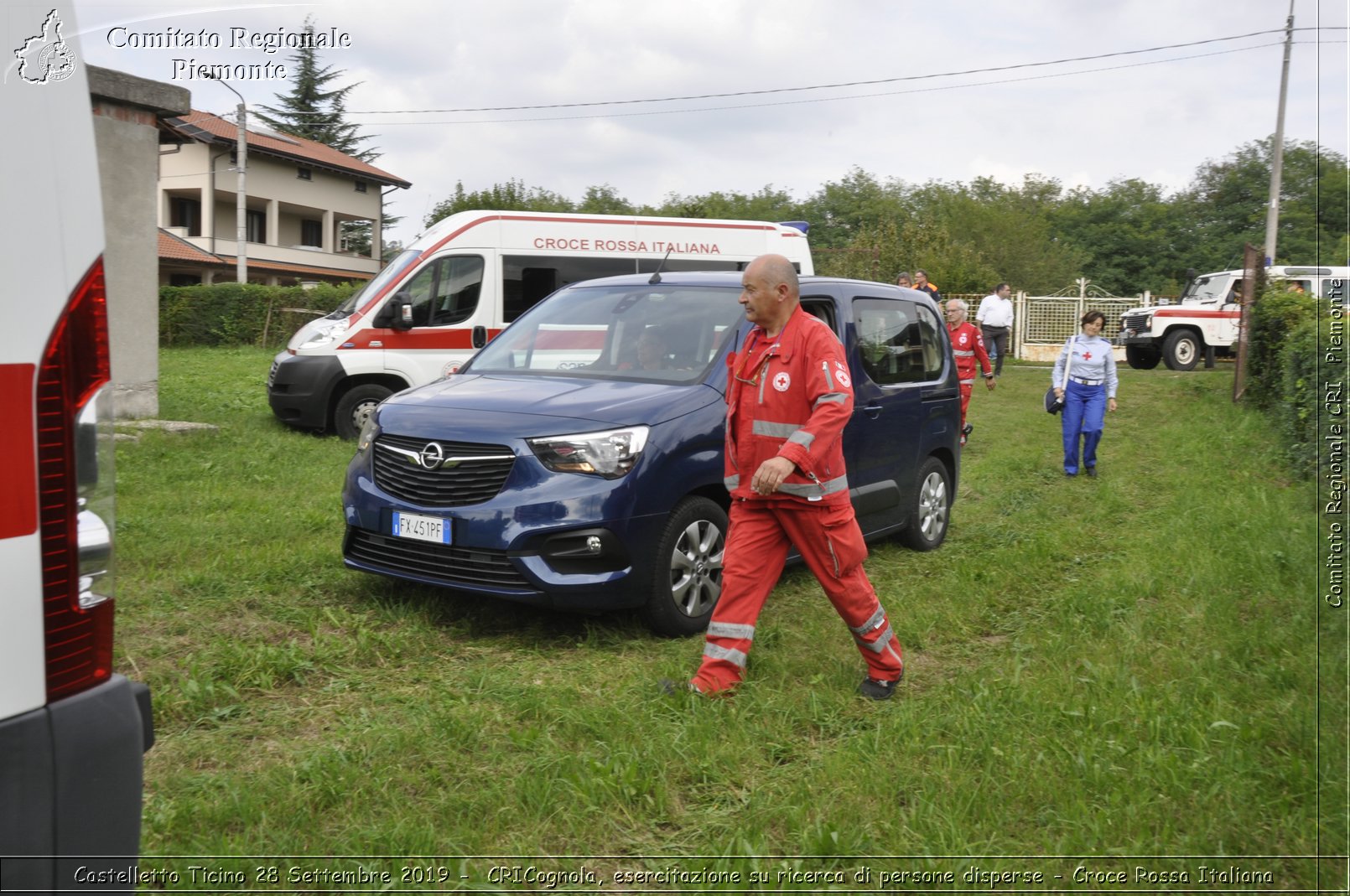 Castelletto Ticino 28 Settembre 2019 - CRICognola, esercitazione su ricerca di persone disperse - Croce Rossa Italiana