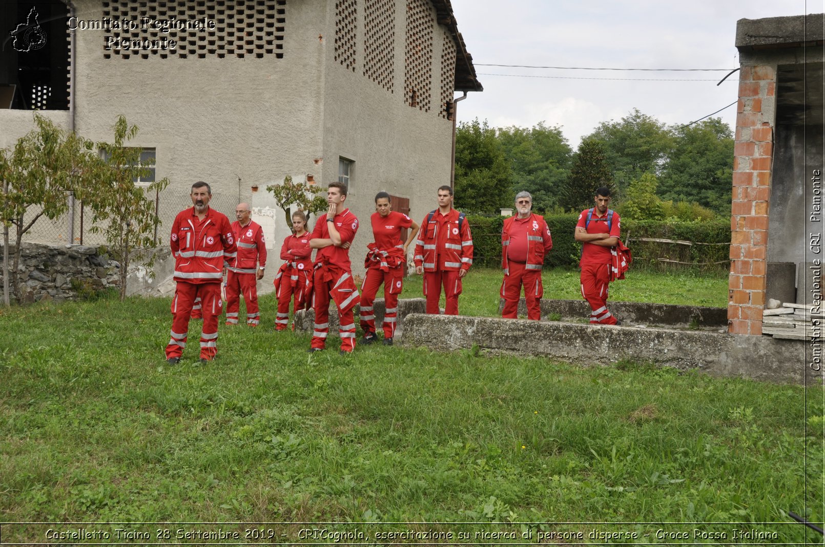 Castelletto Ticino 28 Settembre 2019 - CRICognola, esercitazione su ricerca di persone disperse - Croce Rossa Italiana