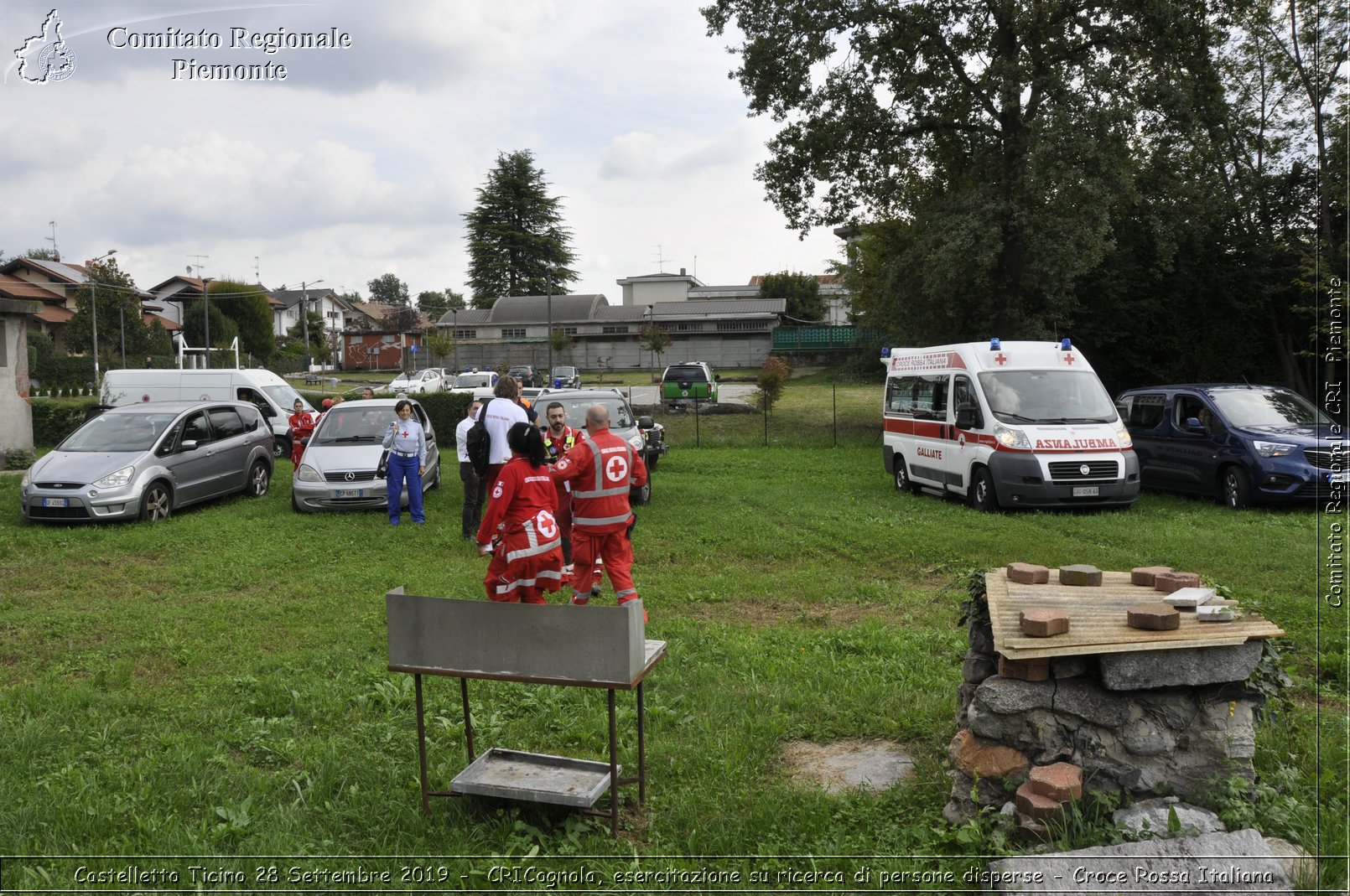 Castelletto Ticino 28 Settembre 2019 - CRICognola, esercitazione su ricerca di persone disperse - Croce Rossa Italiana