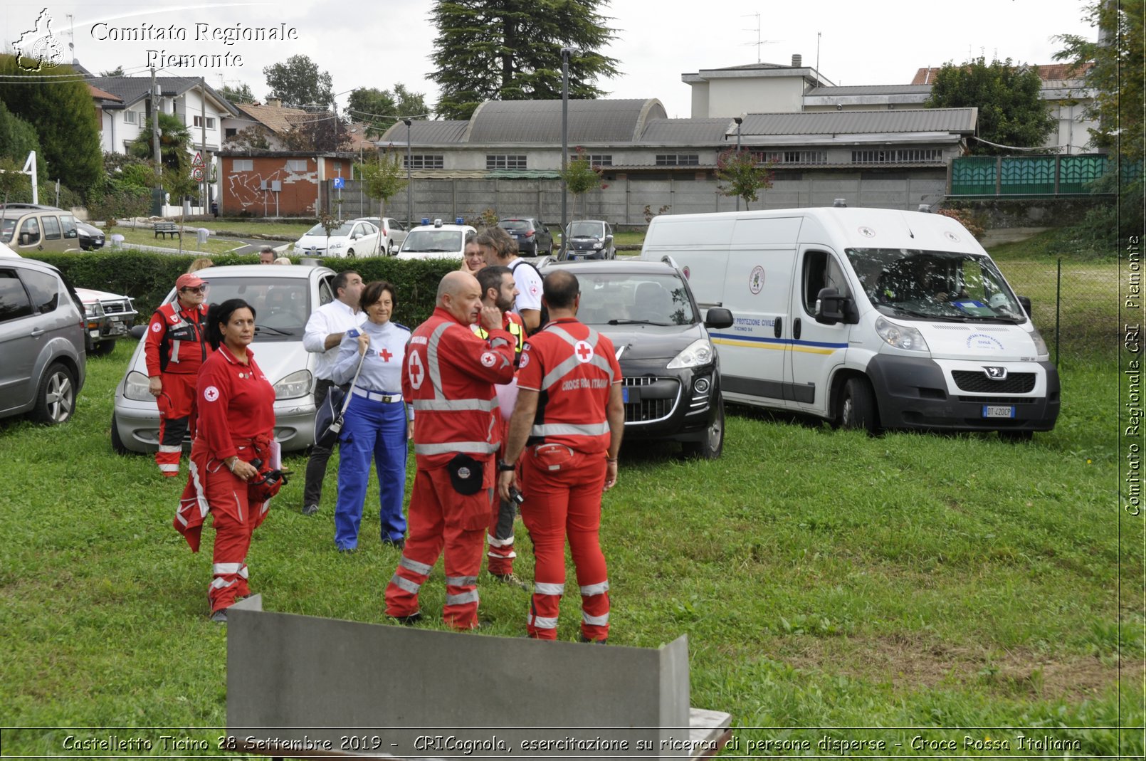 Castelletto Ticino 28 Settembre 2019 - CRICognola, esercitazione su ricerca di persone disperse - Croce Rossa Italiana