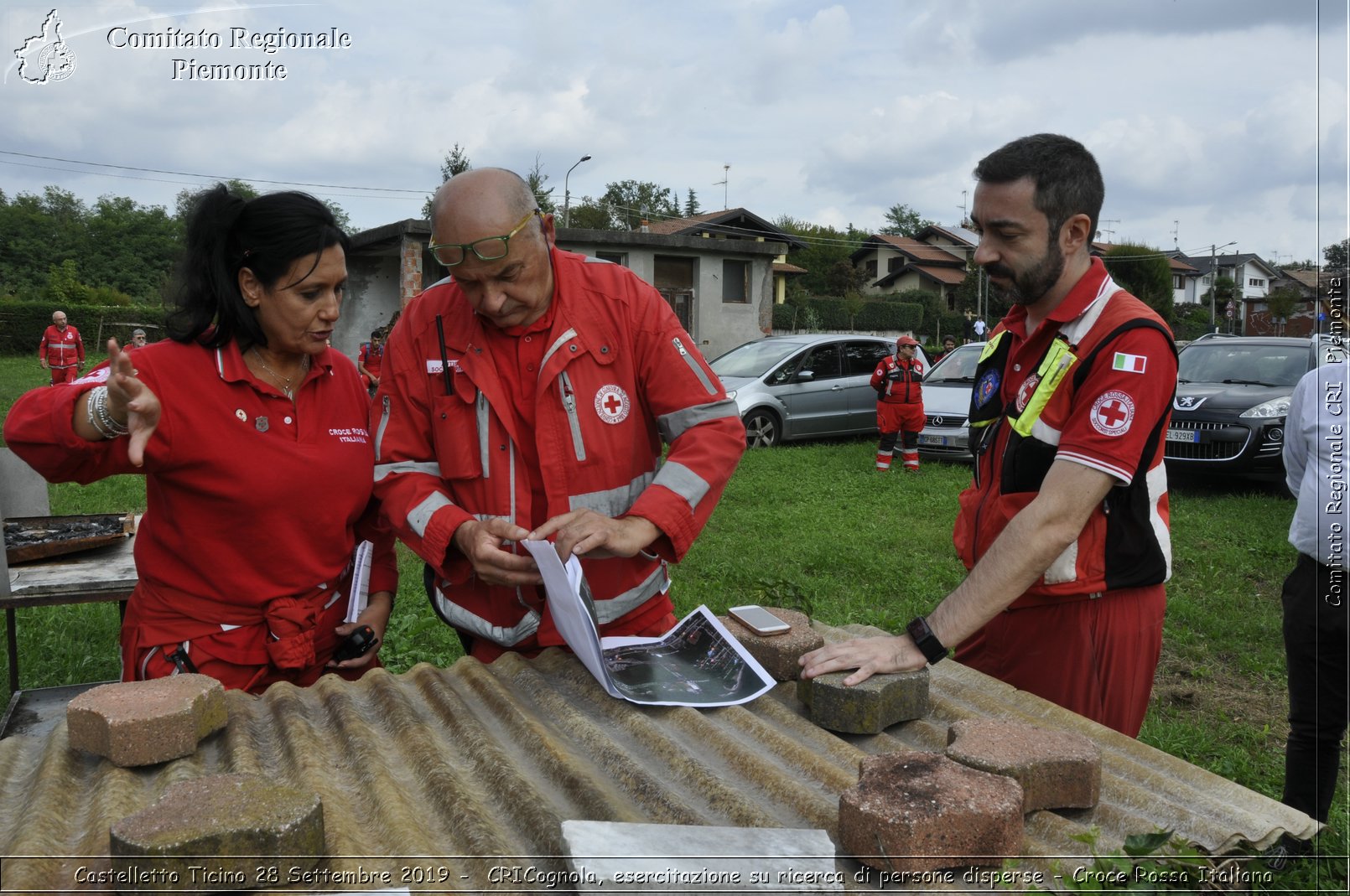 Castelletto Ticino 28 Settembre 2019 - CRICognola, esercitazione su ricerca di persone disperse - Croce Rossa Italiana