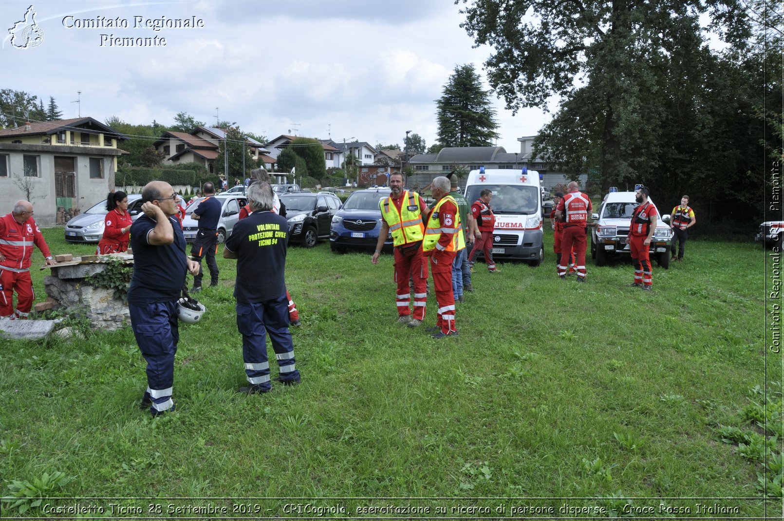 Castelletto Ticino 28 Settembre 2019 - CRICognola, esercitazione su ricerca di persone disperse - Croce Rossa Italiana