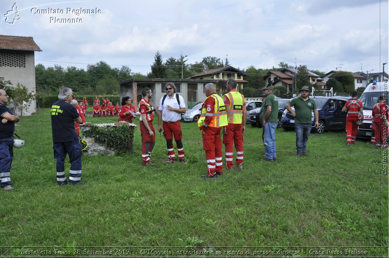 Castelletto Ticino 28 Settembre 2019 - CRICognola, esercitazione su ricerca di persone disperse - Croce Rossa Italiana