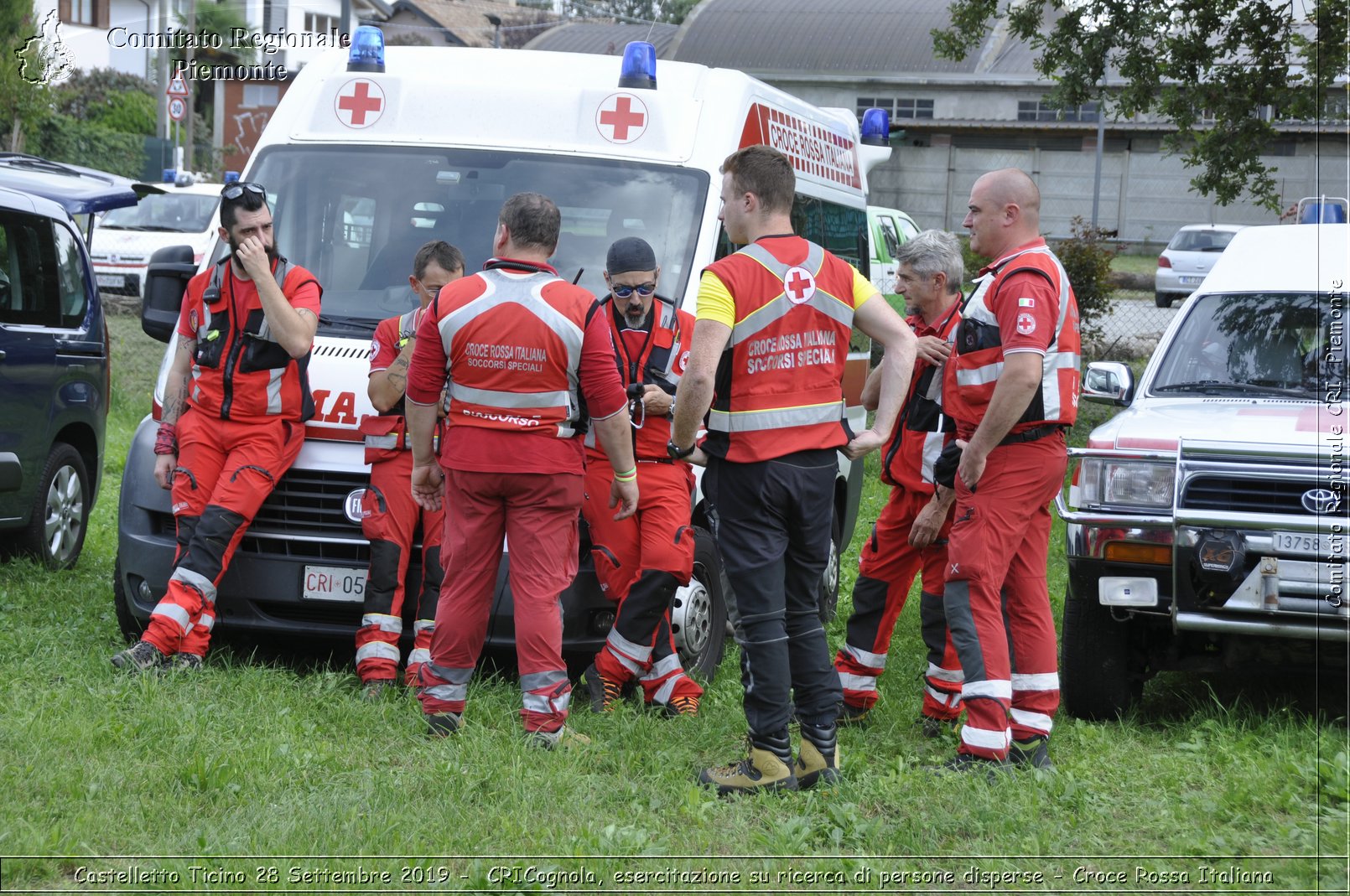 Castelletto Ticino 28 Settembre 2019 - CRICognola, esercitazione su ricerca di persone disperse - Croce Rossa Italiana