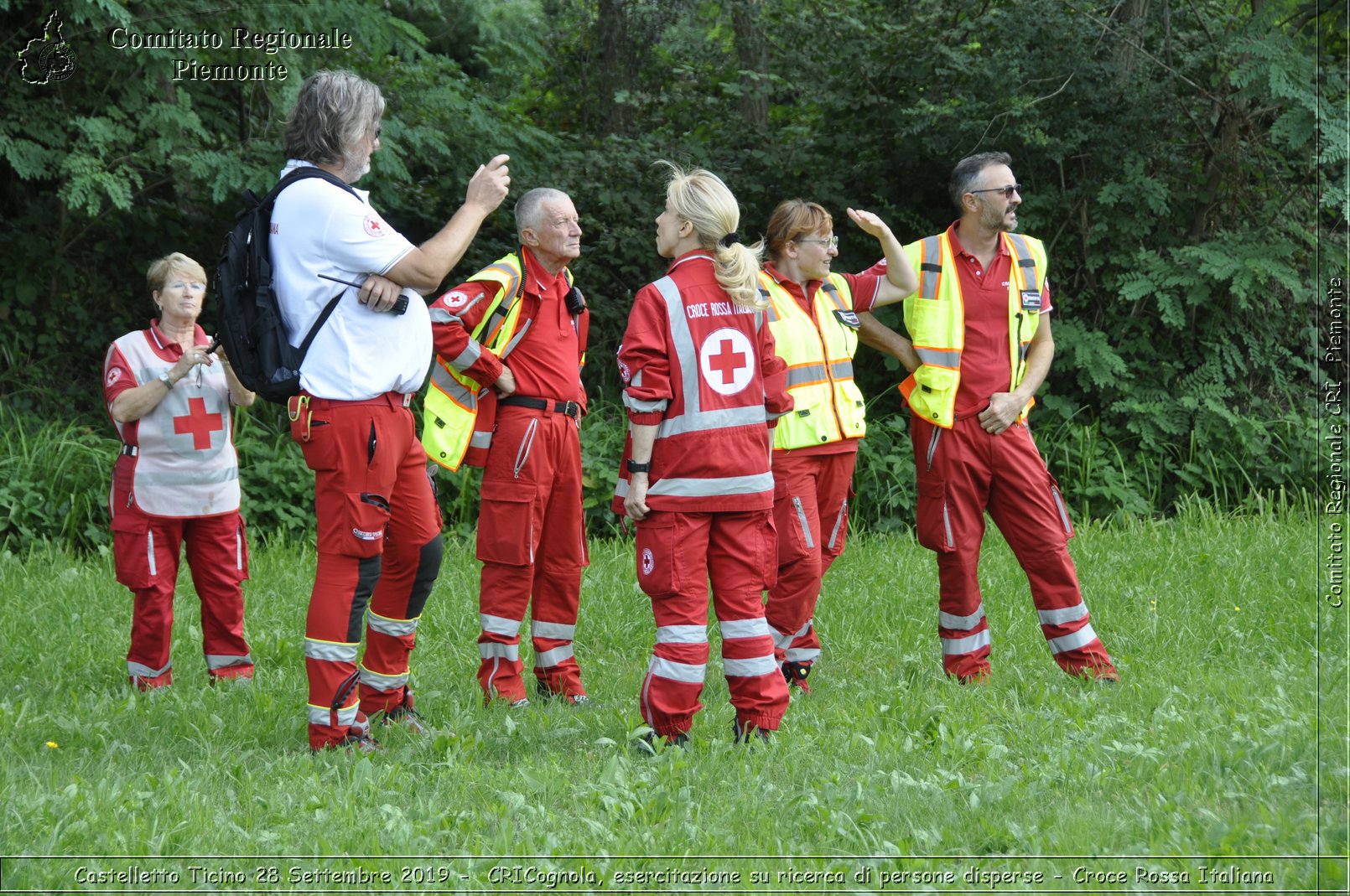 Castelletto Ticino 28 Settembre 2019 - CRICognola, esercitazione su ricerca di persone disperse - Croce Rossa Italiana