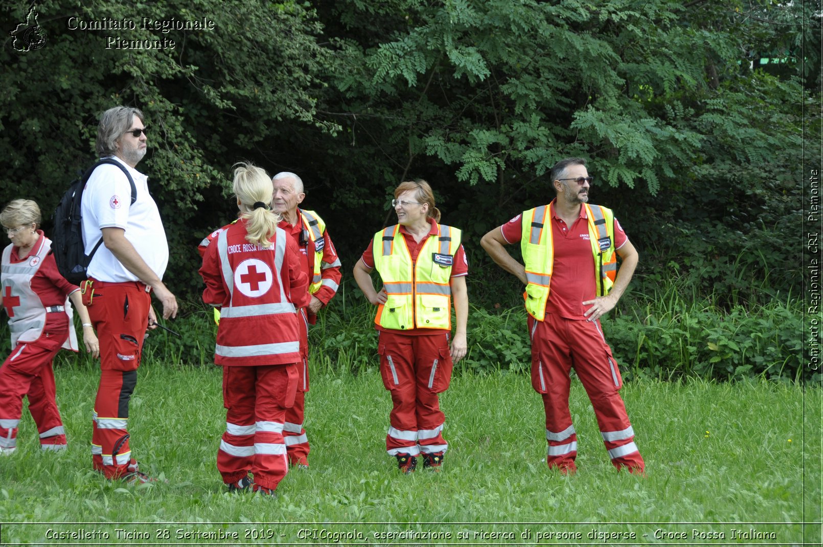 Castelletto Ticino 28 Settembre 2019 - CRICognola, esercitazione su ricerca di persone disperse - Croce Rossa Italiana