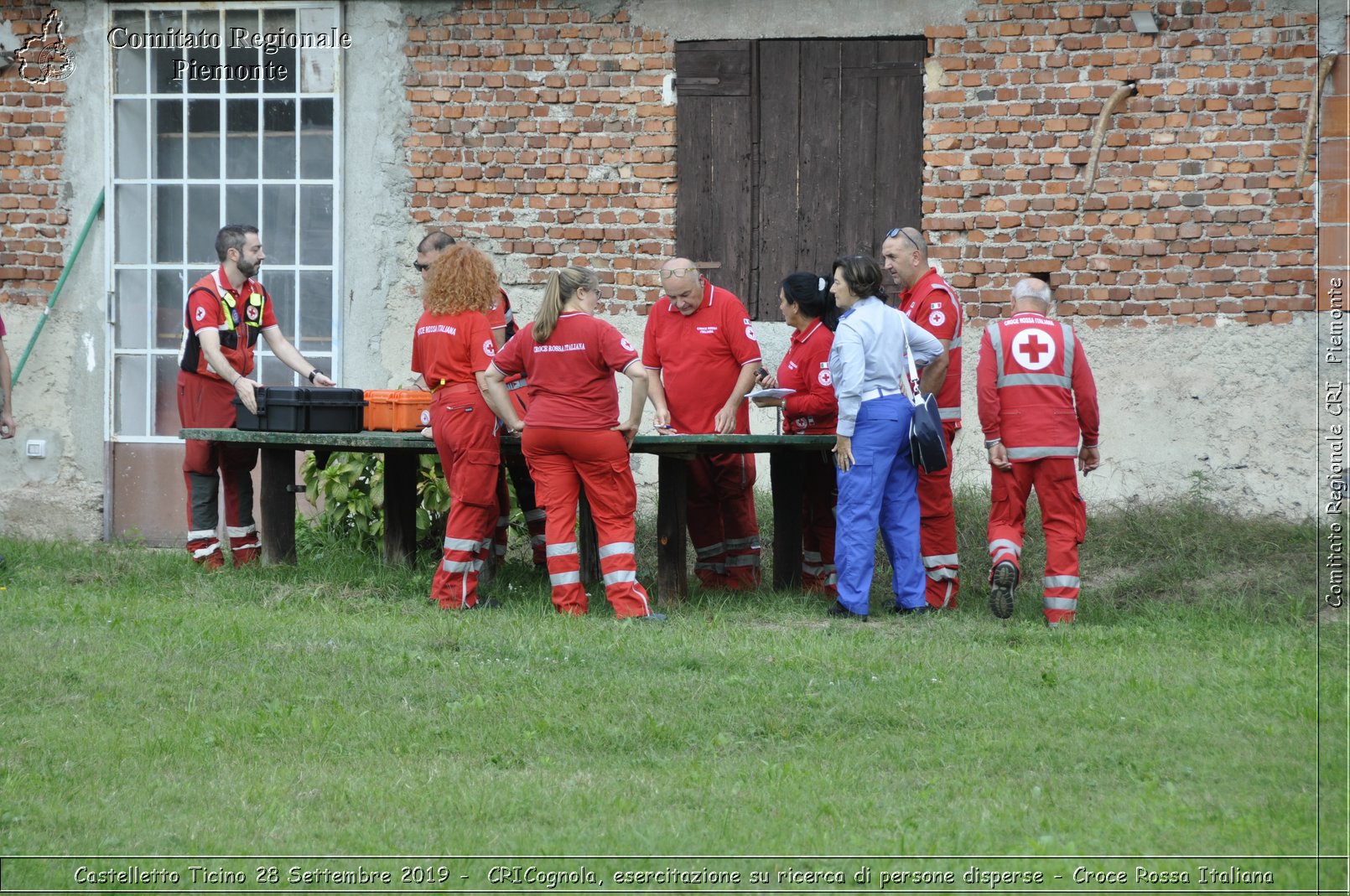 Castelletto Ticino 28 Settembre 2019 - CRICognola, esercitazione su ricerca di persone disperse - Croce Rossa Italiana