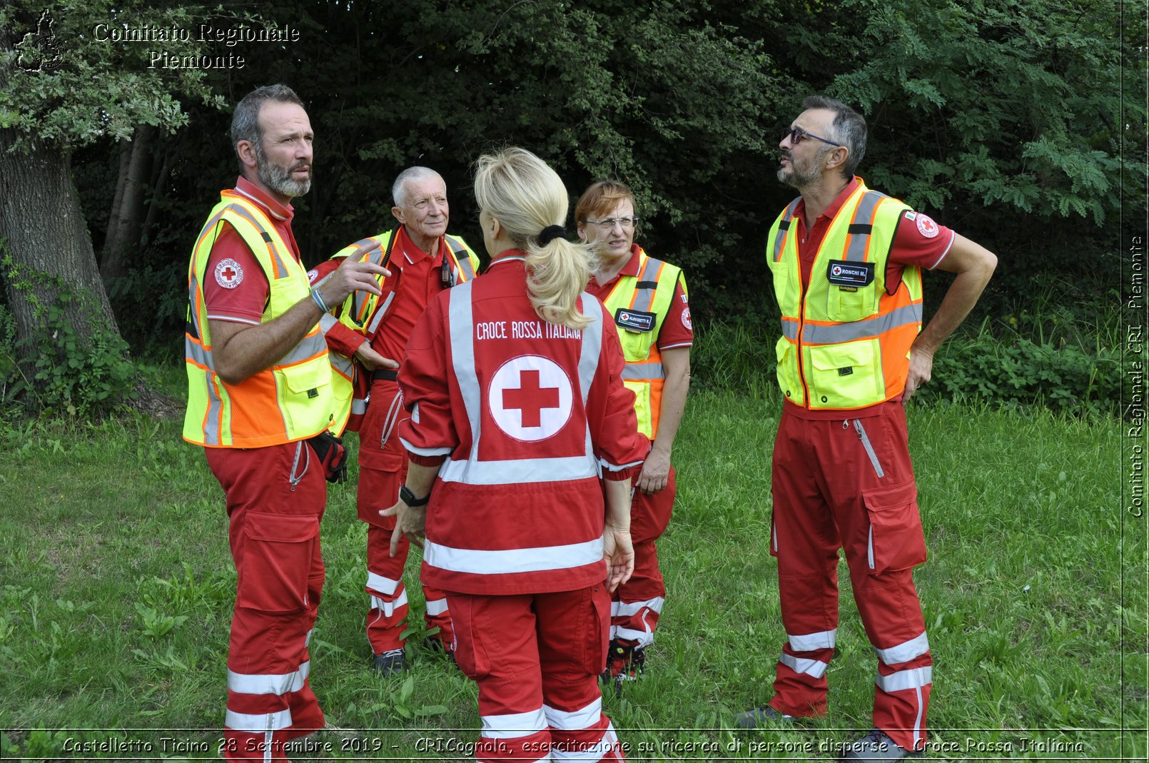 Castelletto Ticino 28 Settembre 2019 - CRICognola, esercitazione su ricerca di persone disperse - Croce Rossa Italiana