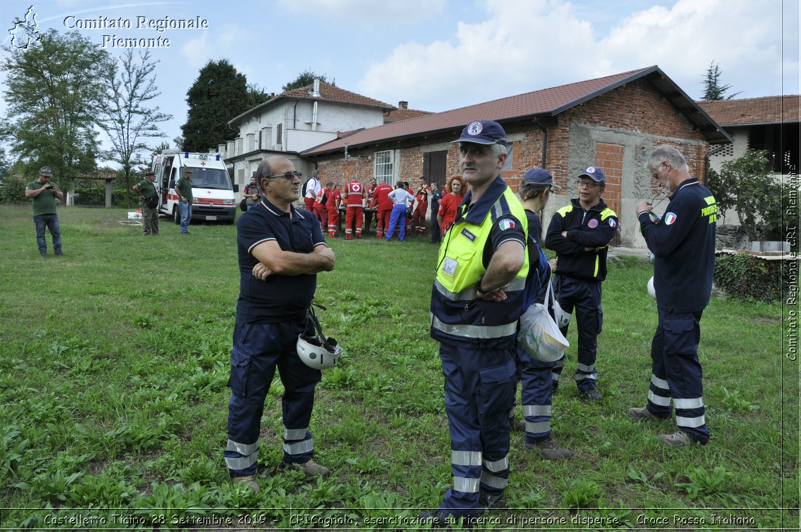 Castelletto Ticino 28 Settembre 2019 - CRICognola, esercitazione su ricerca di persone disperse - Croce Rossa Italiana