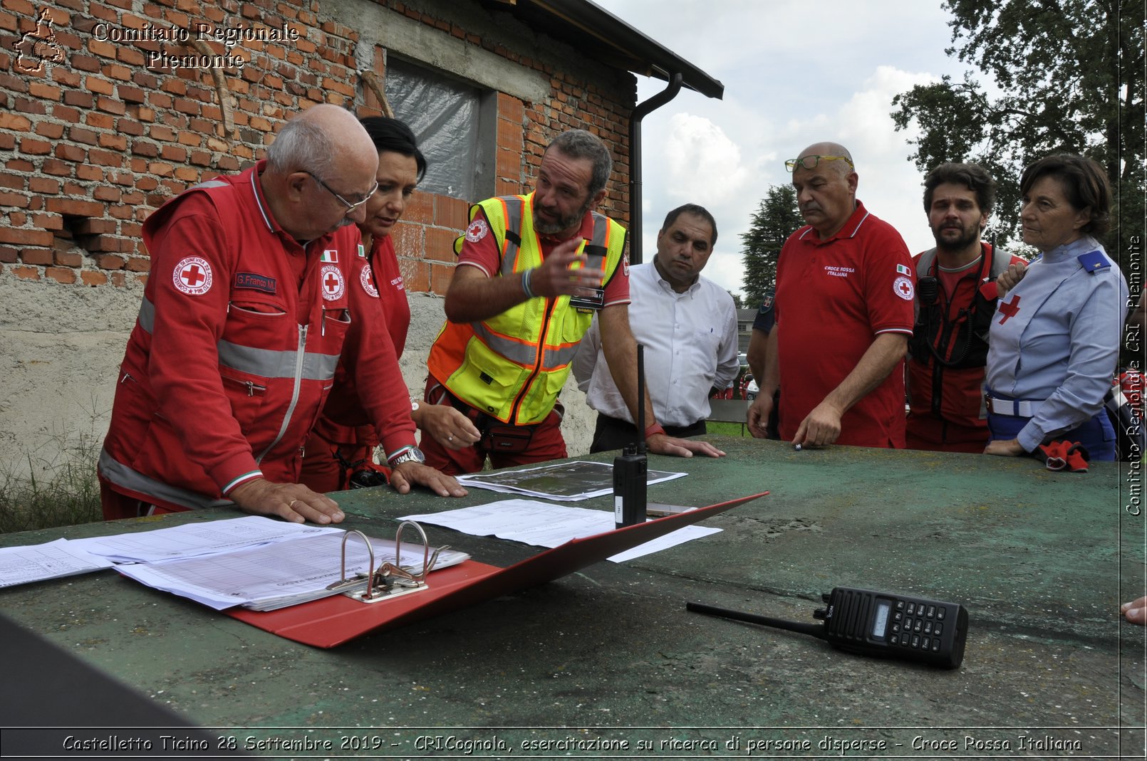 Castelletto Ticino 28 Settembre 2019 - CRICognola, esercitazione su ricerca di persone disperse - Croce Rossa Italiana