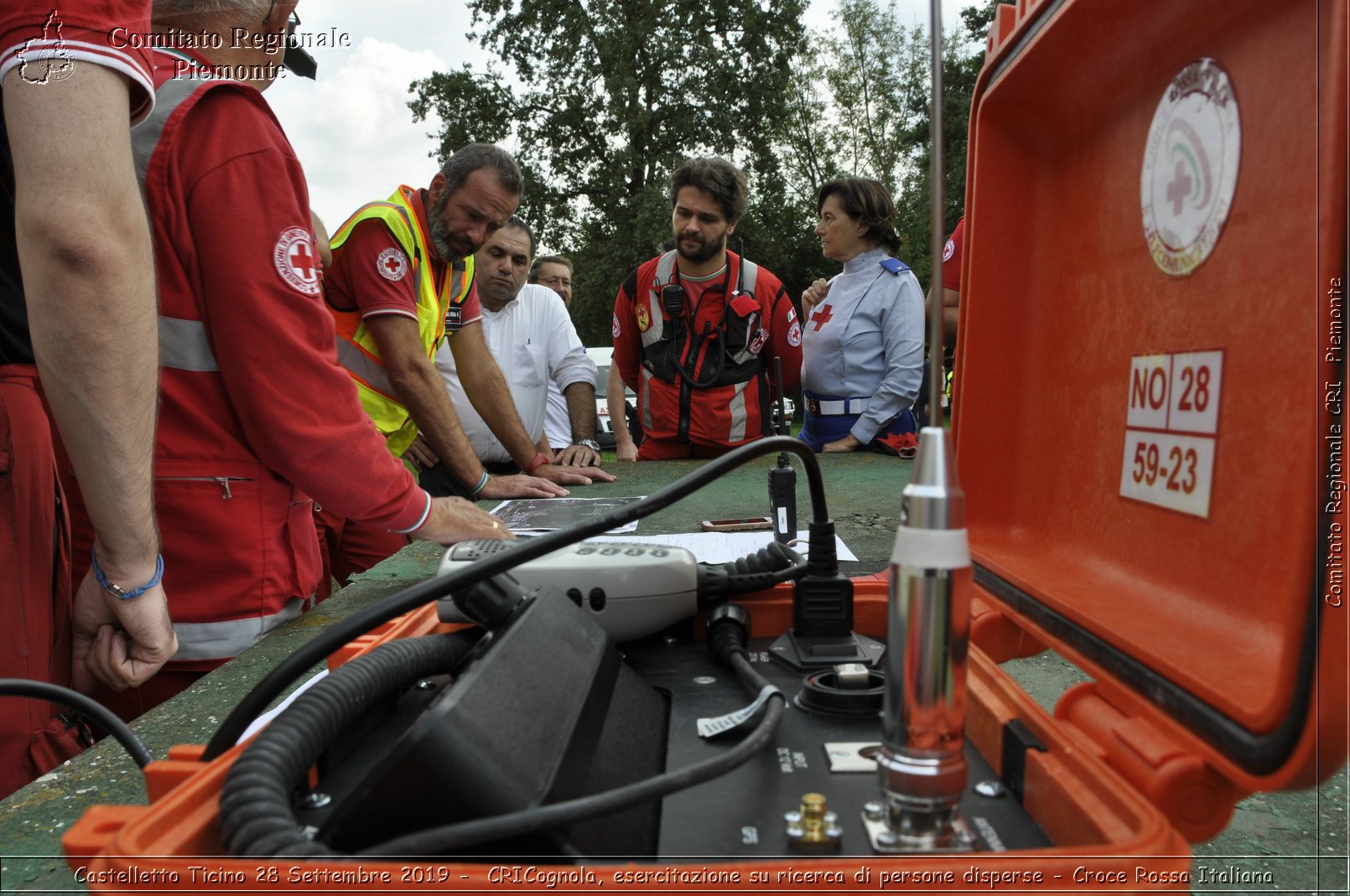 Castelletto Ticino 28 Settembre 2019 - CRICognola, esercitazione su ricerca di persone disperse - Croce Rossa Italiana