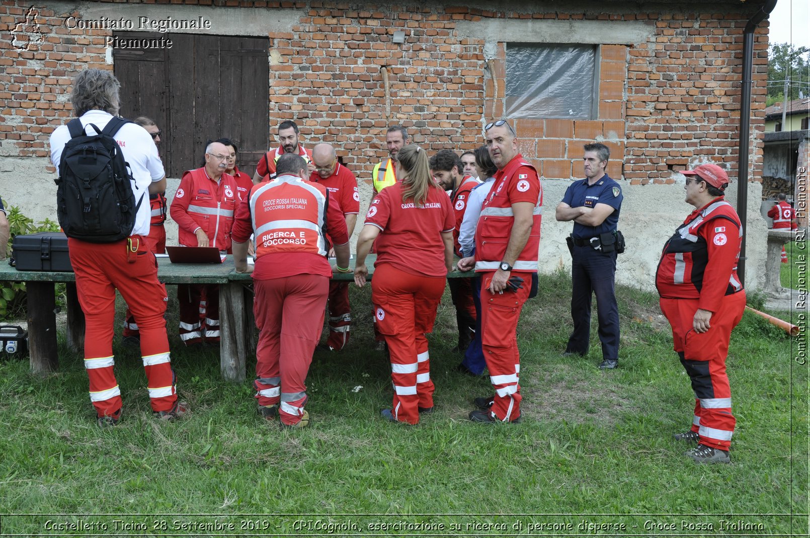 Castelletto Ticino 28 Settembre 2019 - CRICognola, esercitazione su ricerca di persone disperse - Croce Rossa Italiana