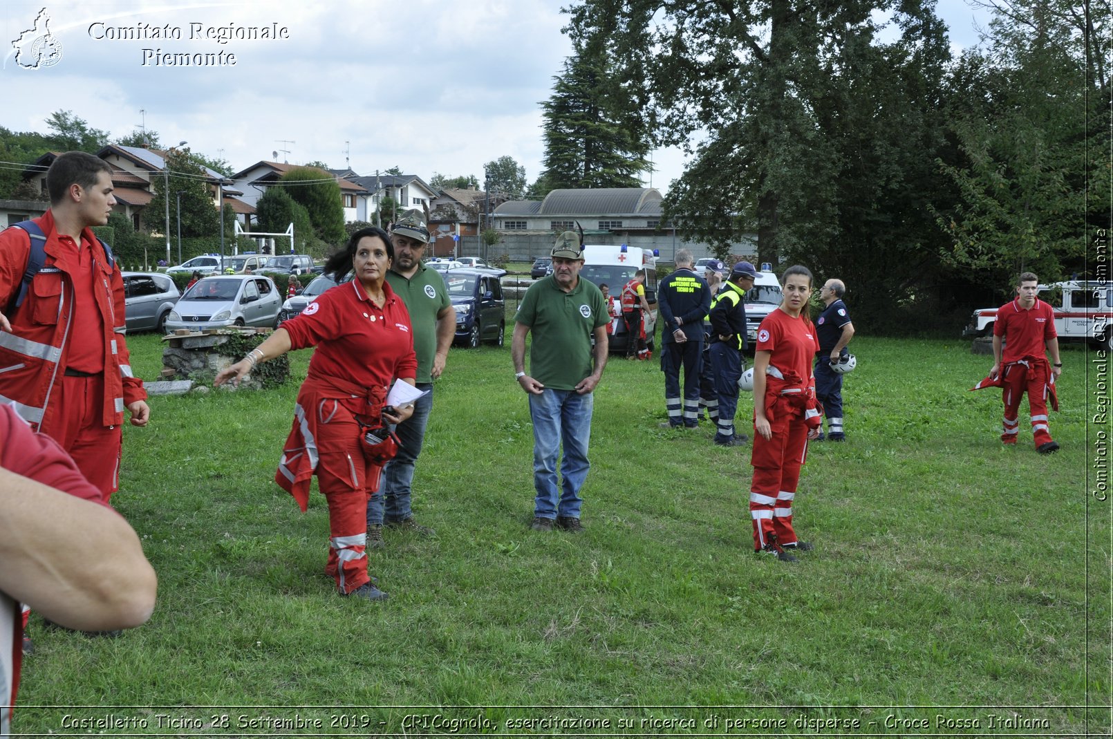 Castelletto Ticino 28 Settembre 2019 - CRICognola, esercitazione su ricerca di persone disperse - Croce Rossa Italiana