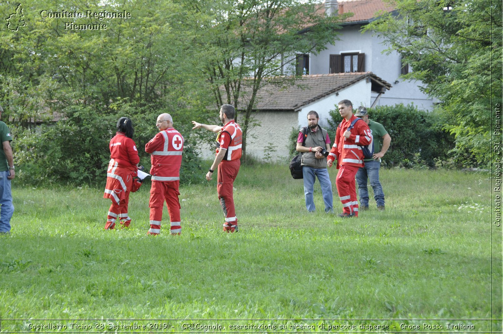 Castelletto Ticino 28 Settembre 2019 - CRICognola, esercitazione su ricerca di persone disperse - Croce Rossa Italiana