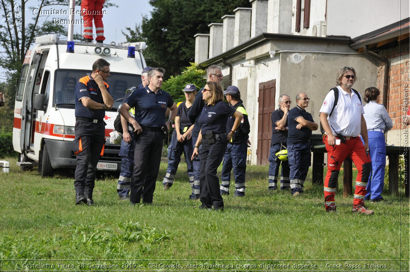 Castelletto Ticino 28 Settembre 2019 - CRICognola, esercitazione su ricerca di persone disperse - Croce Rossa Italiana