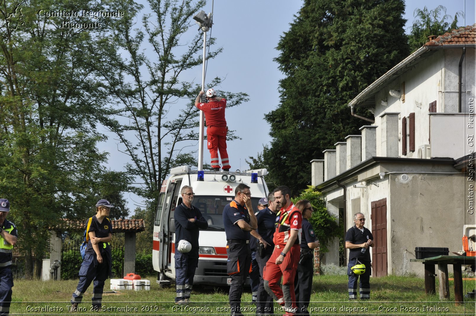 Castelletto Ticino 28 Settembre 2019 - CRICognola, esercitazione su ricerca di persone disperse - Croce Rossa Italiana