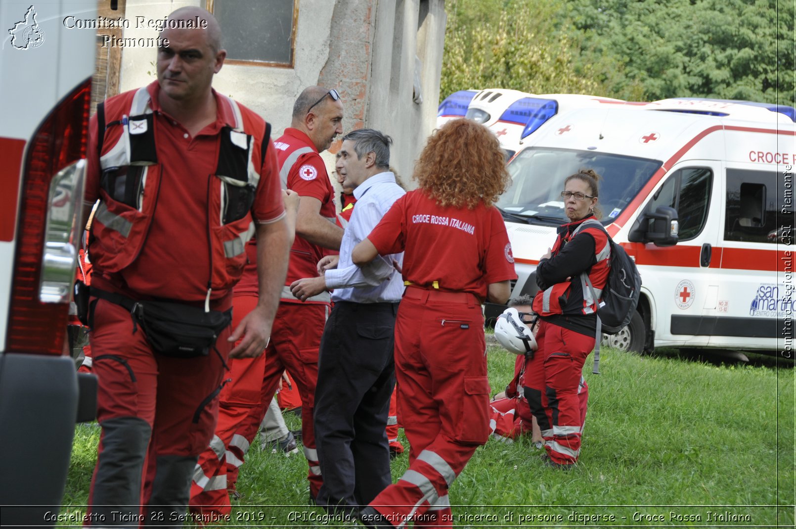 Castelletto Ticino 28 Settembre 2019 - CRICognola, esercitazione su ricerca di persone disperse - Croce Rossa Italiana