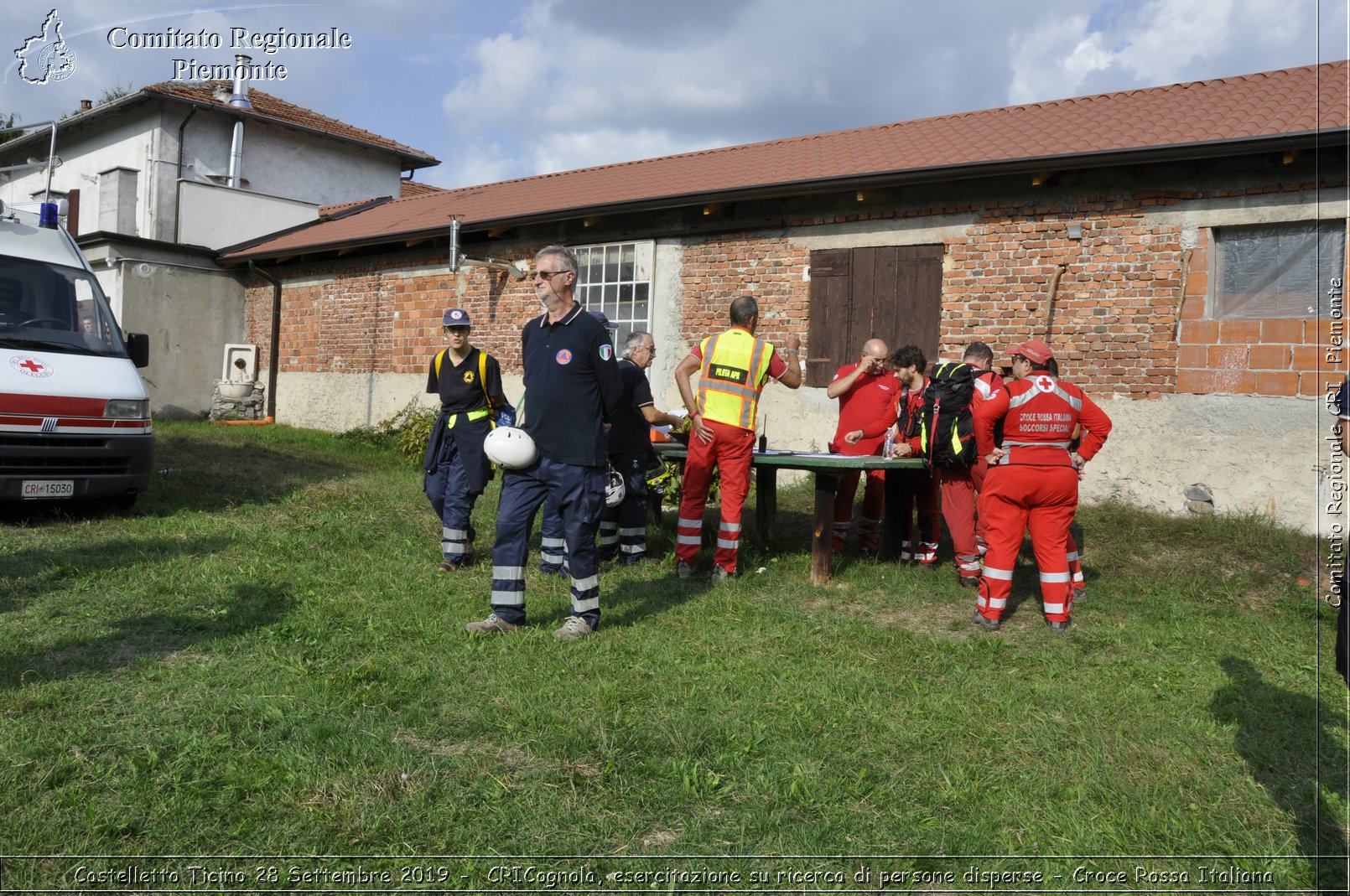 Castelletto Ticino 28 Settembre 2019 - CRICognola, esercitazione su ricerca di persone disperse - Croce Rossa Italiana