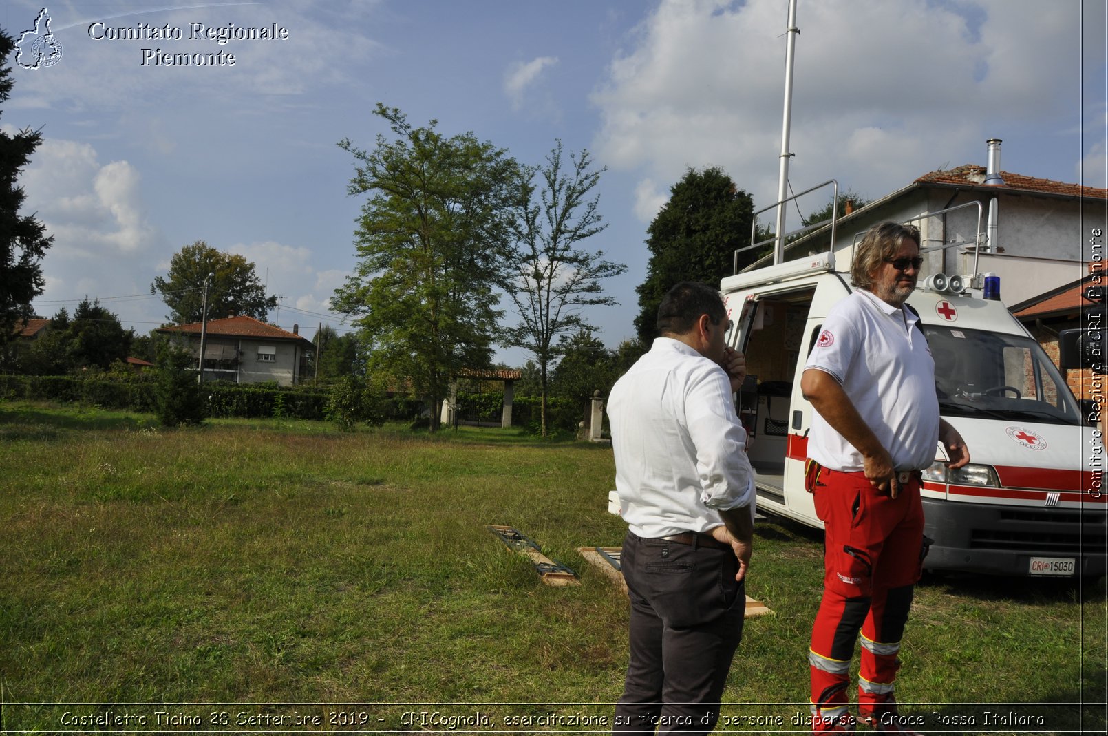 Castelletto Ticino 28 Settembre 2019 - CRICognola, esercitazione su ricerca di persone disperse - Croce Rossa Italiana