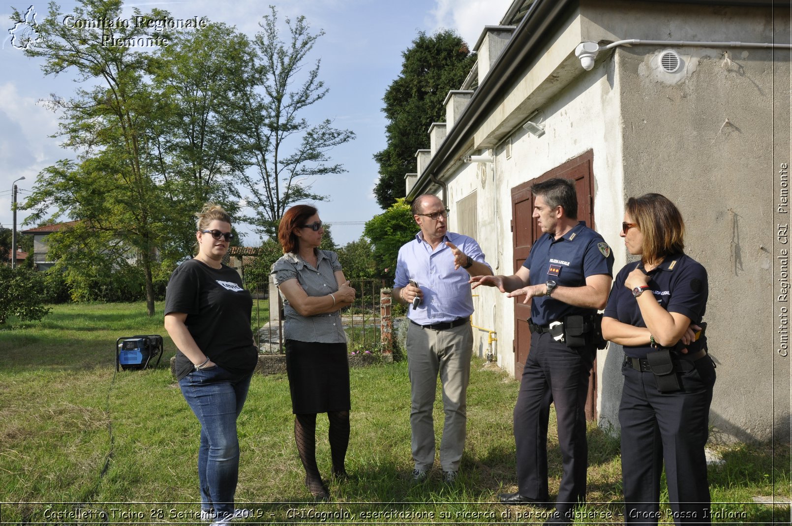 Castelletto Ticino 28 Settembre 2019 - CRICognola, esercitazione su ricerca di persone disperse - Croce Rossa Italiana