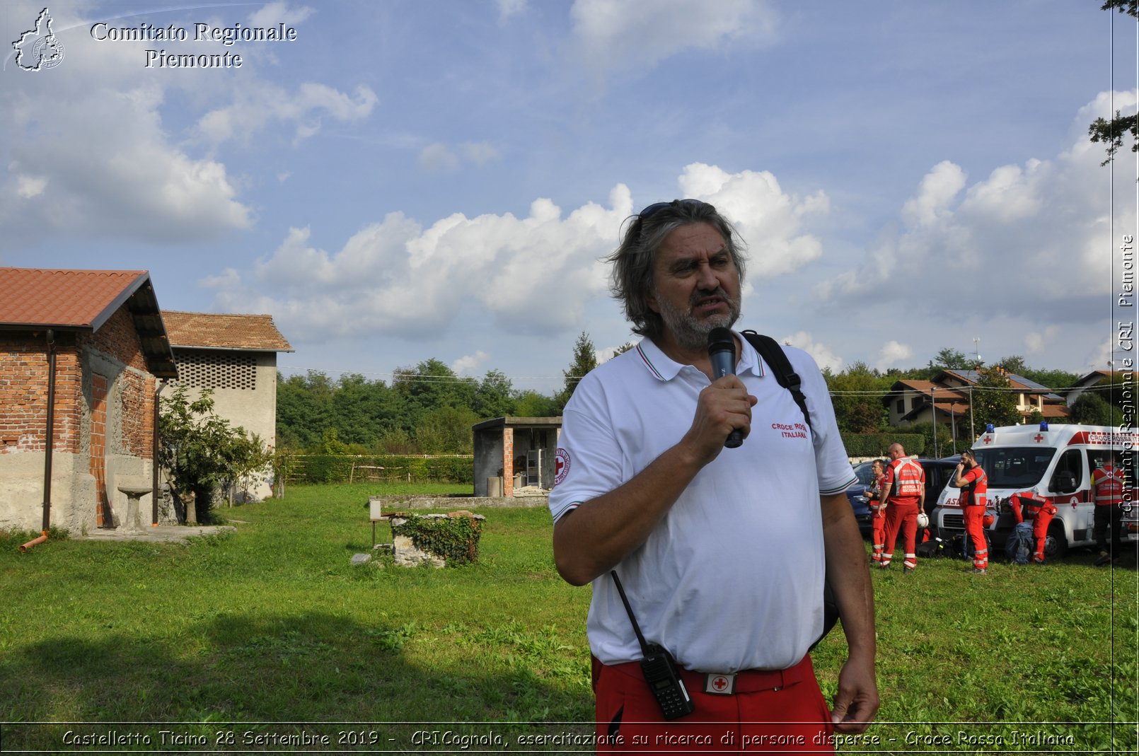 Castelletto Ticino 28 Settembre 2019 - CRICognola, esercitazione su ricerca di persone disperse - Croce Rossa Italiana