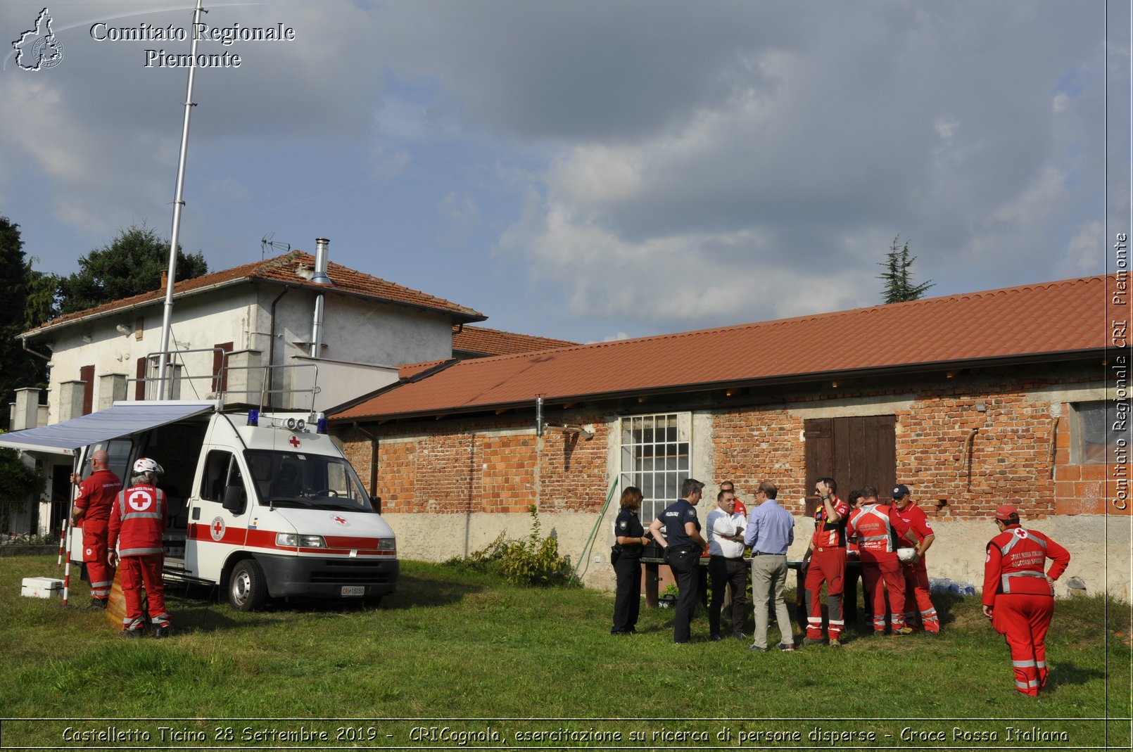 Castelletto Ticino 28 Settembre 2019 - CRICognola, esercitazione su ricerca di persone disperse - Croce Rossa Italiana