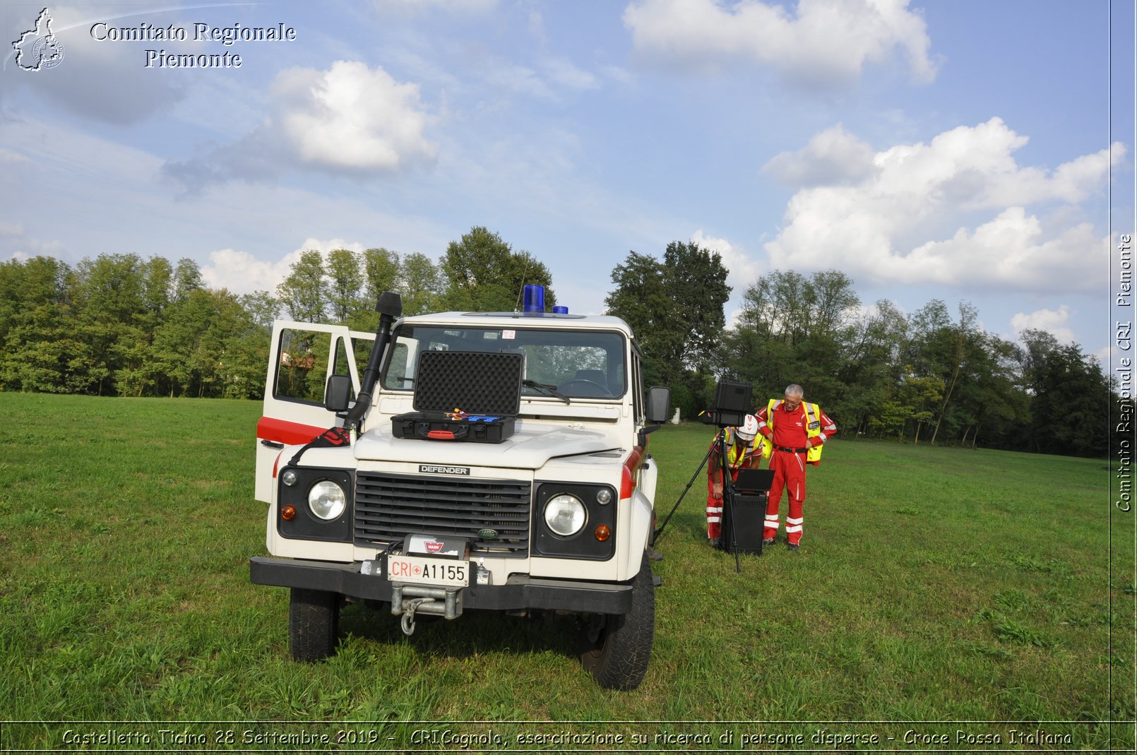 Castelletto Ticino 28 Settembre 2019 - CRICognola, esercitazione su ricerca di persone disperse - Croce Rossa Italiana