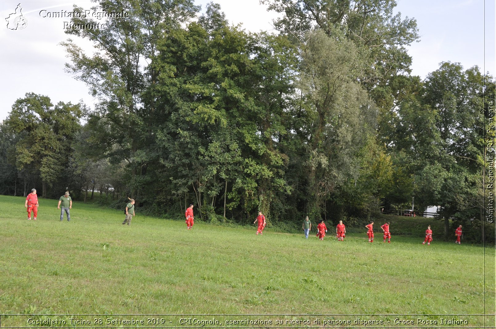 Castelletto Ticino 28 Settembre 2019 - CRICognola, esercitazione su ricerca di persone disperse - Croce Rossa Italiana