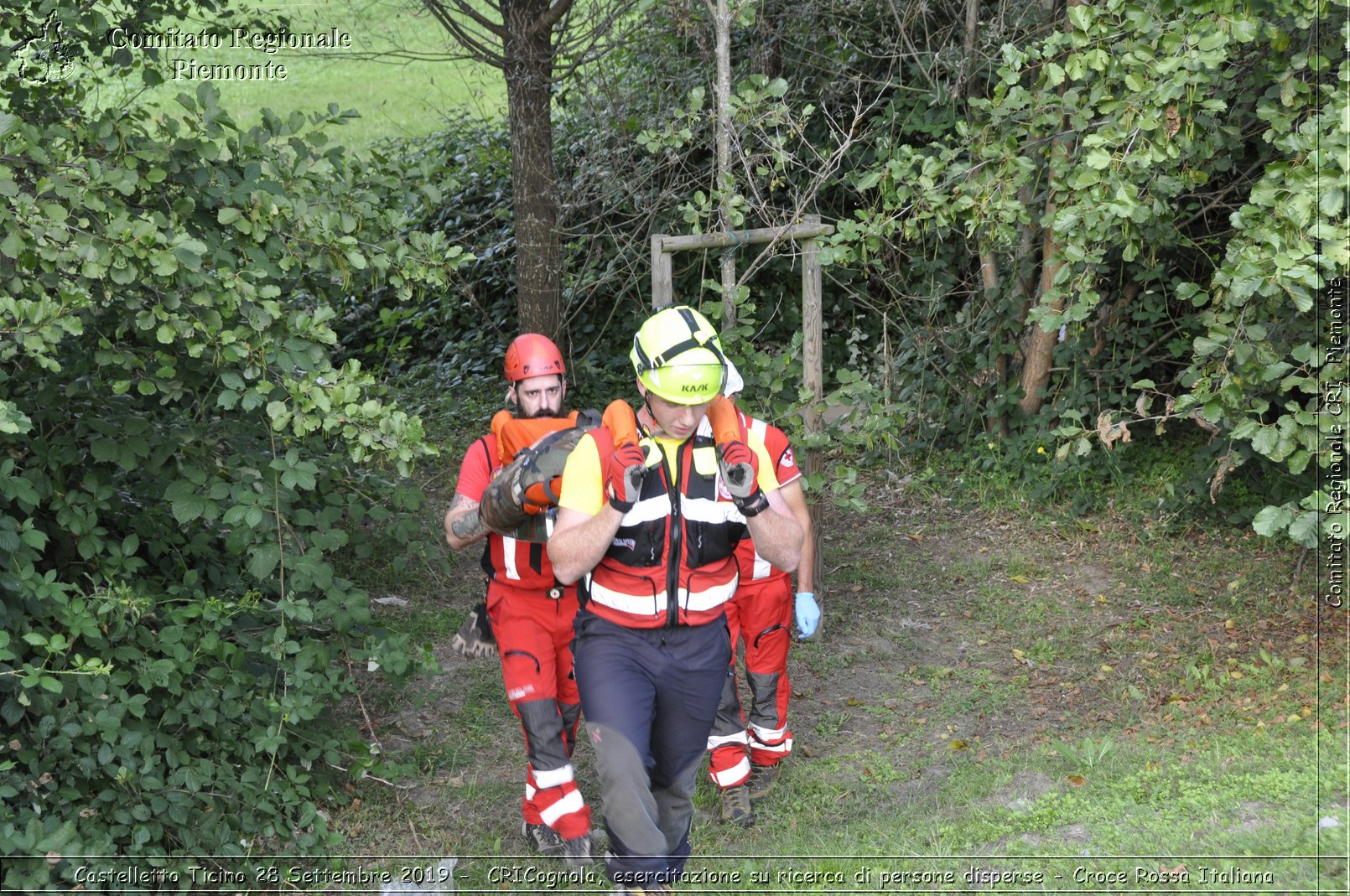 Castelletto Ticino 28 Settembre 2019 - CRICognola, esercitazione su ricerca di persone disperse - Croce Rossa Italiana