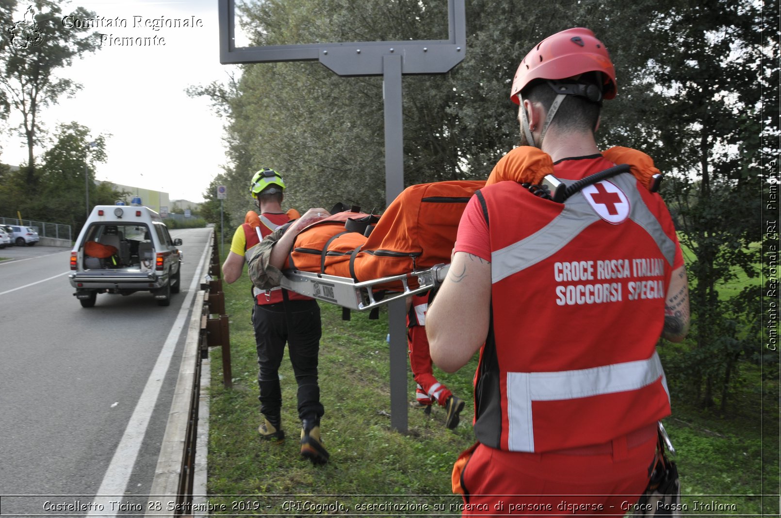 Castelletto Ticino 28 Settembre 2019 - CRICognola, esercitazione su ricerca di persone disperse - Croce Rossa Italiana