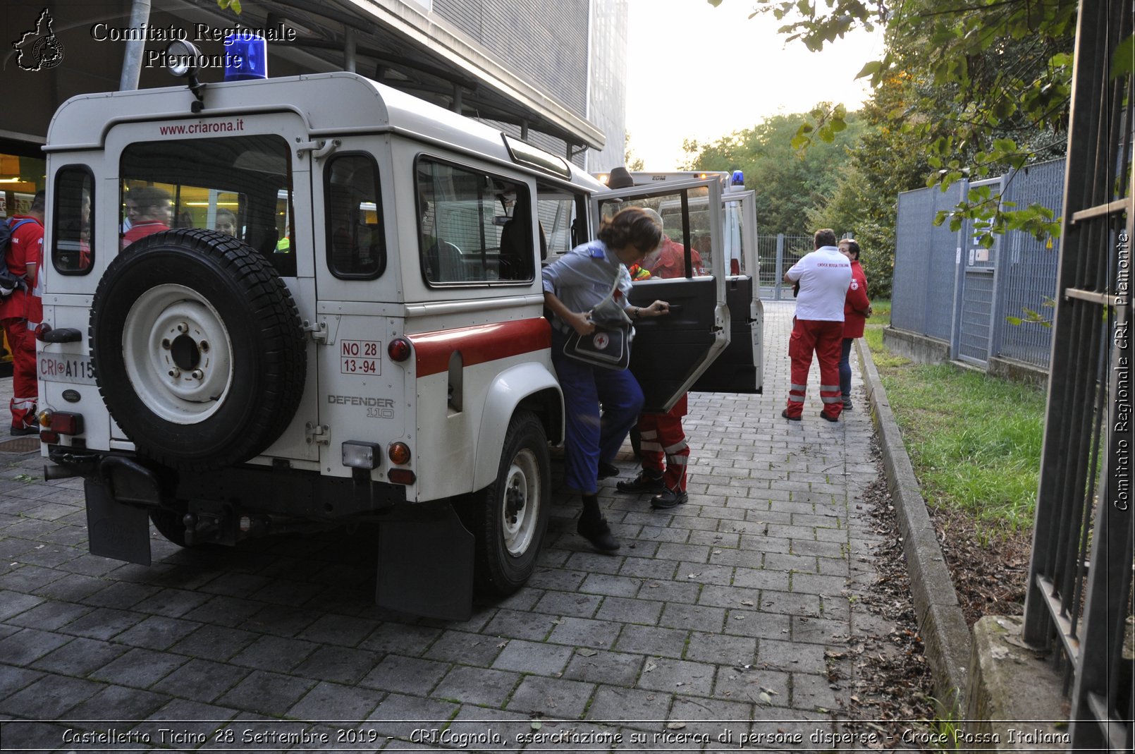 Castelletto Ticino 28 Settembre 2019 - CRICognola, esercitazione su ricerca di persone disperse - Croce Rossa Italiana