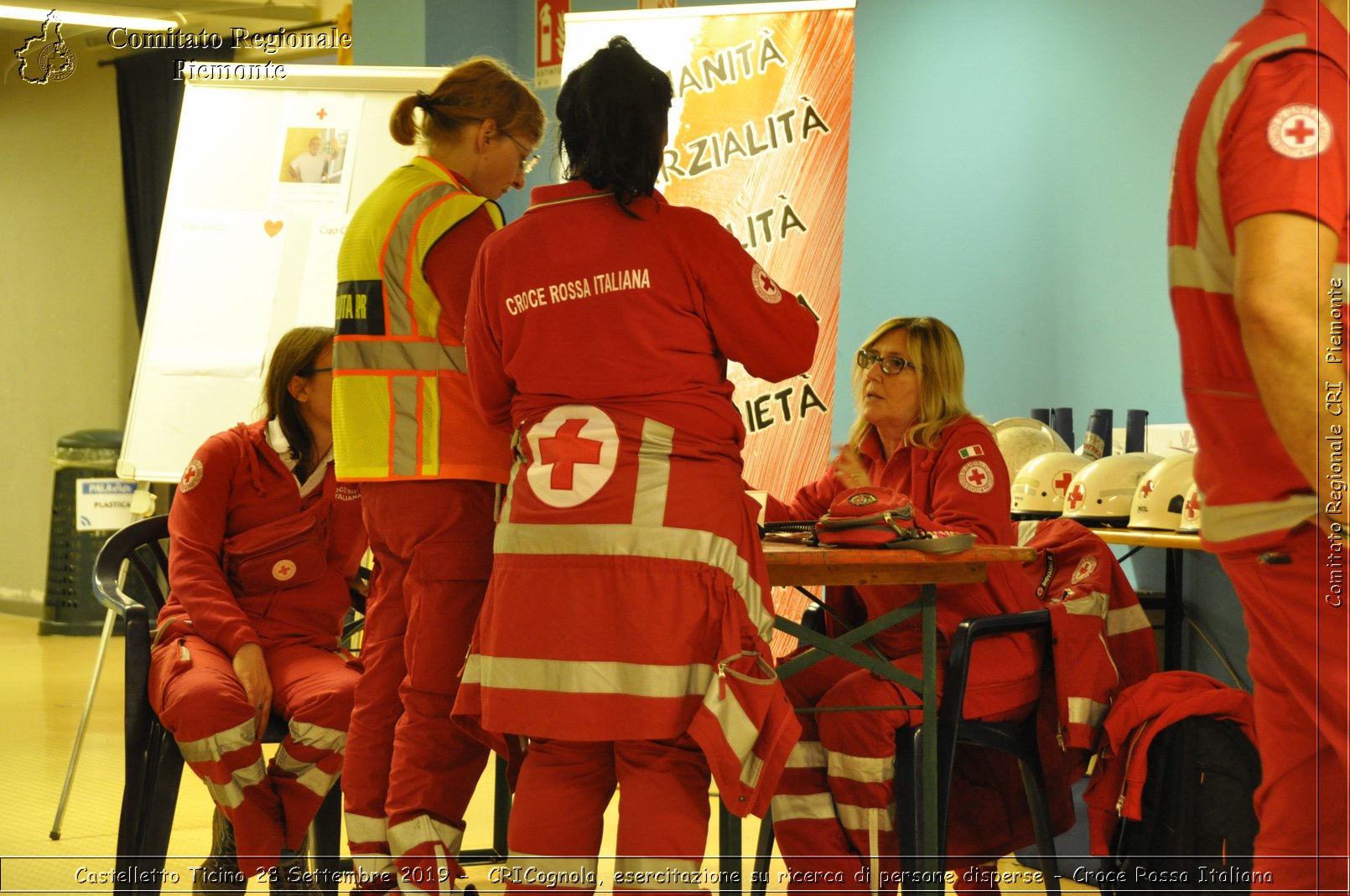 Castelletto Ticino 28 Settembre 2019 - CRICognola, esercitazione su ricerca di persone disperse - Croce Rossa Italiana