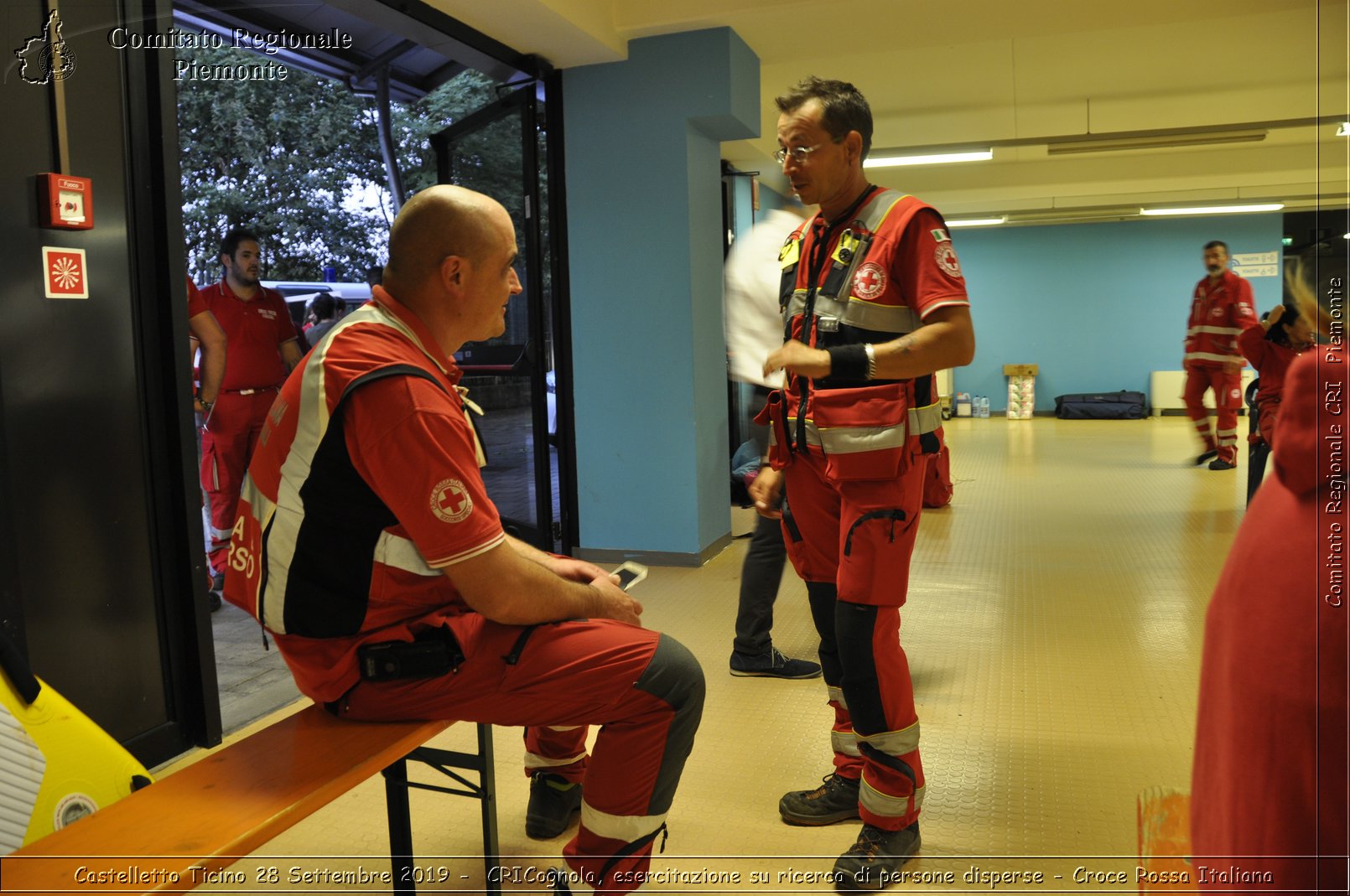 Castelletto Ticino 28 Settembre 2019 - CRICognola, esercitazione su ricerca di persone disperse - Croce Rossa Italiana