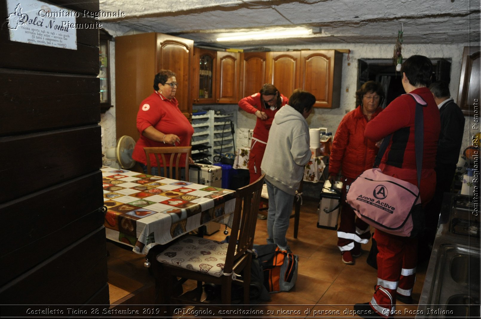 Castelletto Ticino 28 Settembre 2019 - CRICognola, esercitazione su ricerca di persone disperse - Croce Rossa Italiana