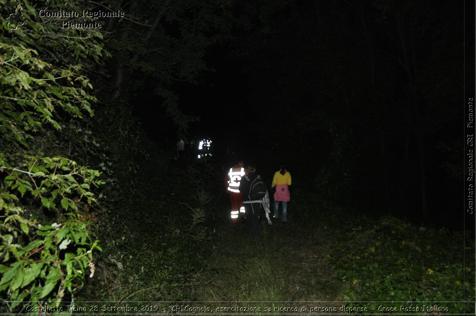 Castelletto Ticino 28 Settembre 2019 - CRICognola, esercitazione su ricerca di persone disperse - Croce Rossa Italiana