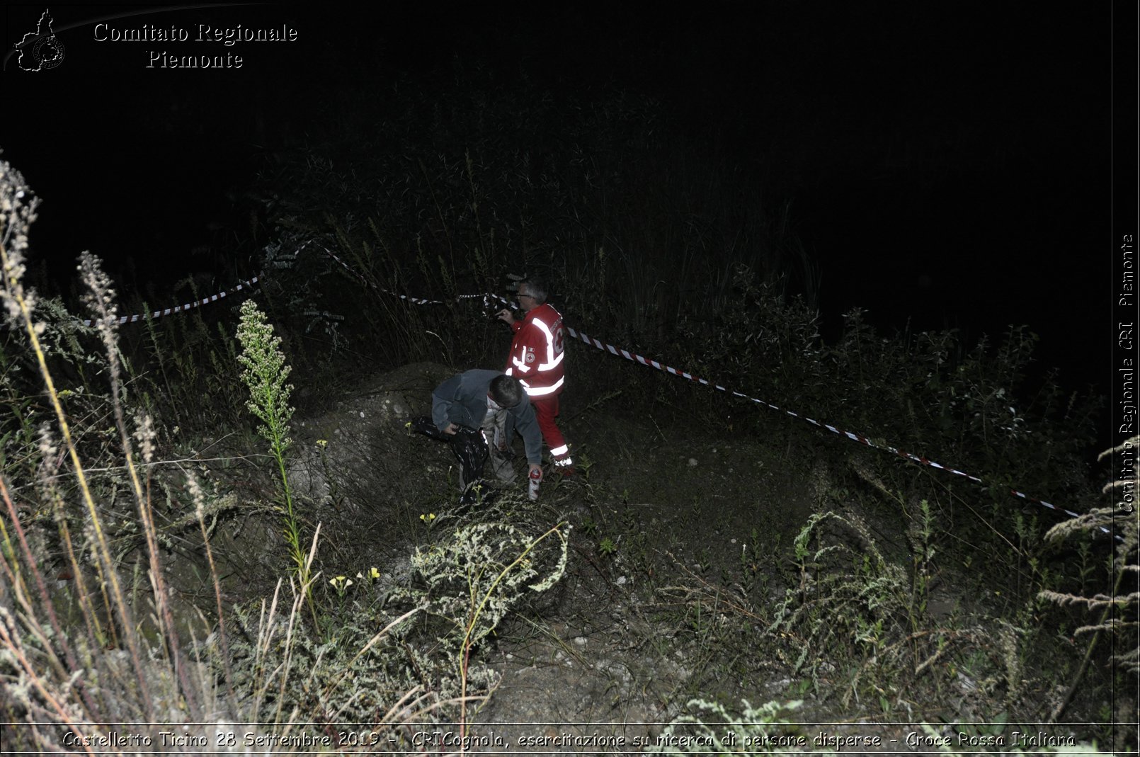 Castelletto Ticino 28 Settembre 2019 - CRICognola, esercitazione su ricerca di persone disperse - Croce Rossa Italiana