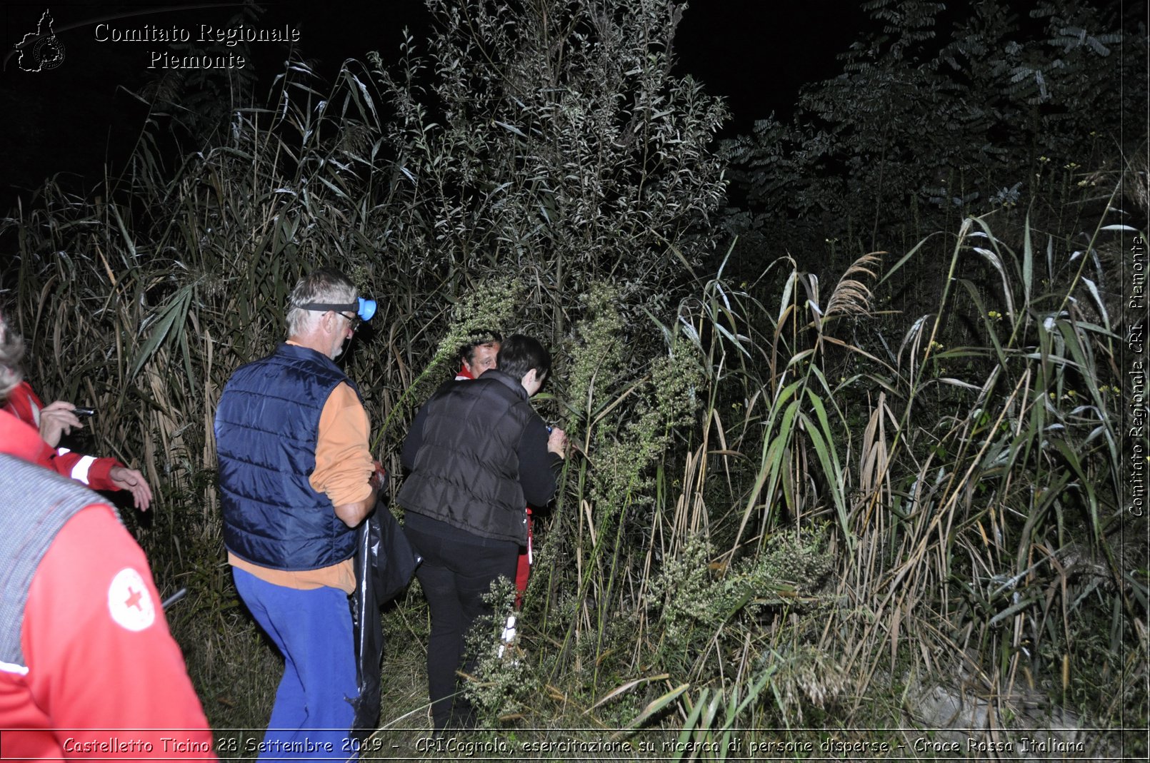 Castelletto Ticino 28 Settembre 2019 - CRICognola, esercitazione su ricerca di persone disperse - Croce Rossa Italiana