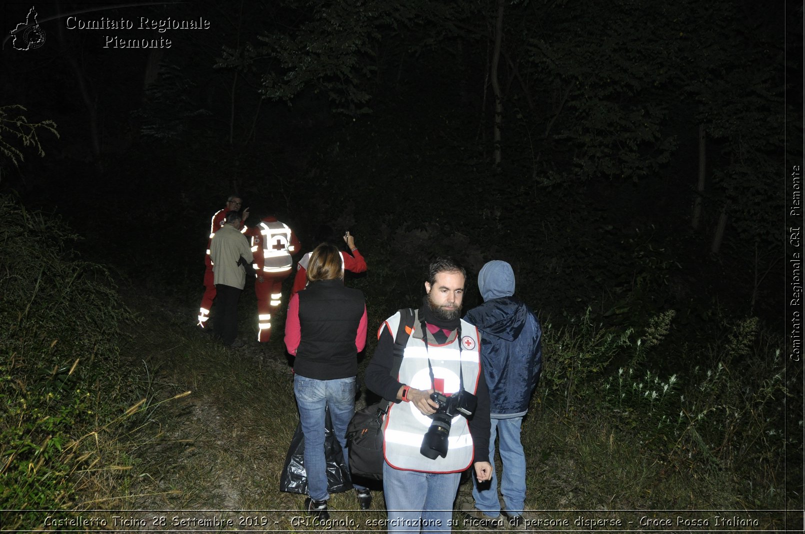 Castelletto Ticino 28 Settembre 2019 - CRICognola, esercitazione su ricerca di persone disperse - Croce Rossa Italiana