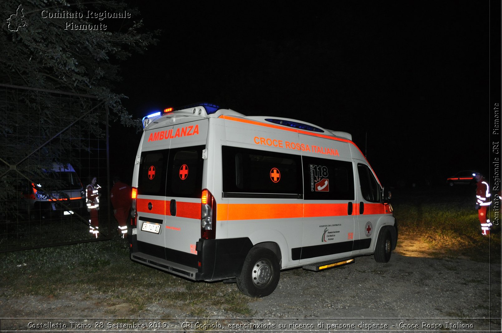 Castelletto Ticino 28 Settembre 2019 - CRICognola, esercitazione su ricerca di persone disperse - Croce Rossa Italiana