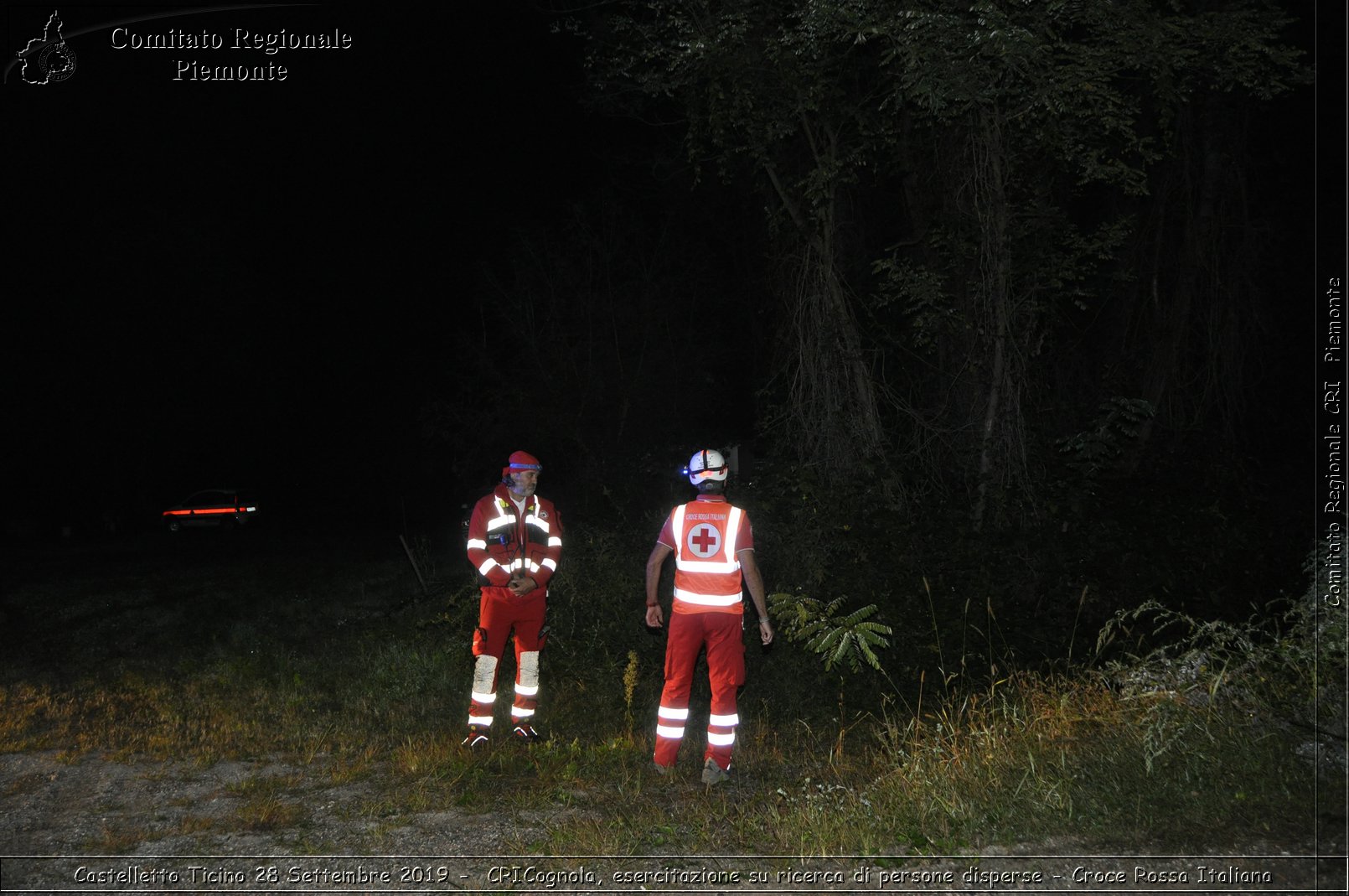 Castelletto Ticino 28 Settembre 2019 - CRICognola, esercitazione su ricerca di persone disperse - Croce Rossa Italiana