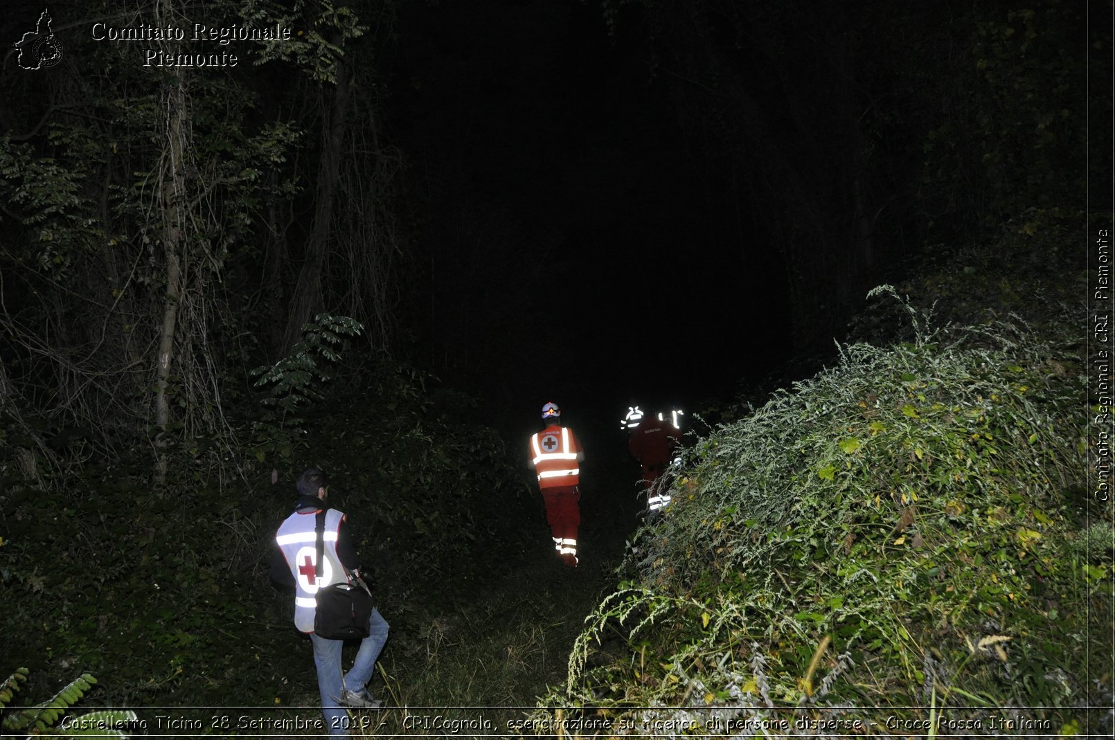 Castelletto Ticino 28 Settembre 2019 - CRICognola, esercitazione su ricerca di persone disperse - Croce Rossa Italiana