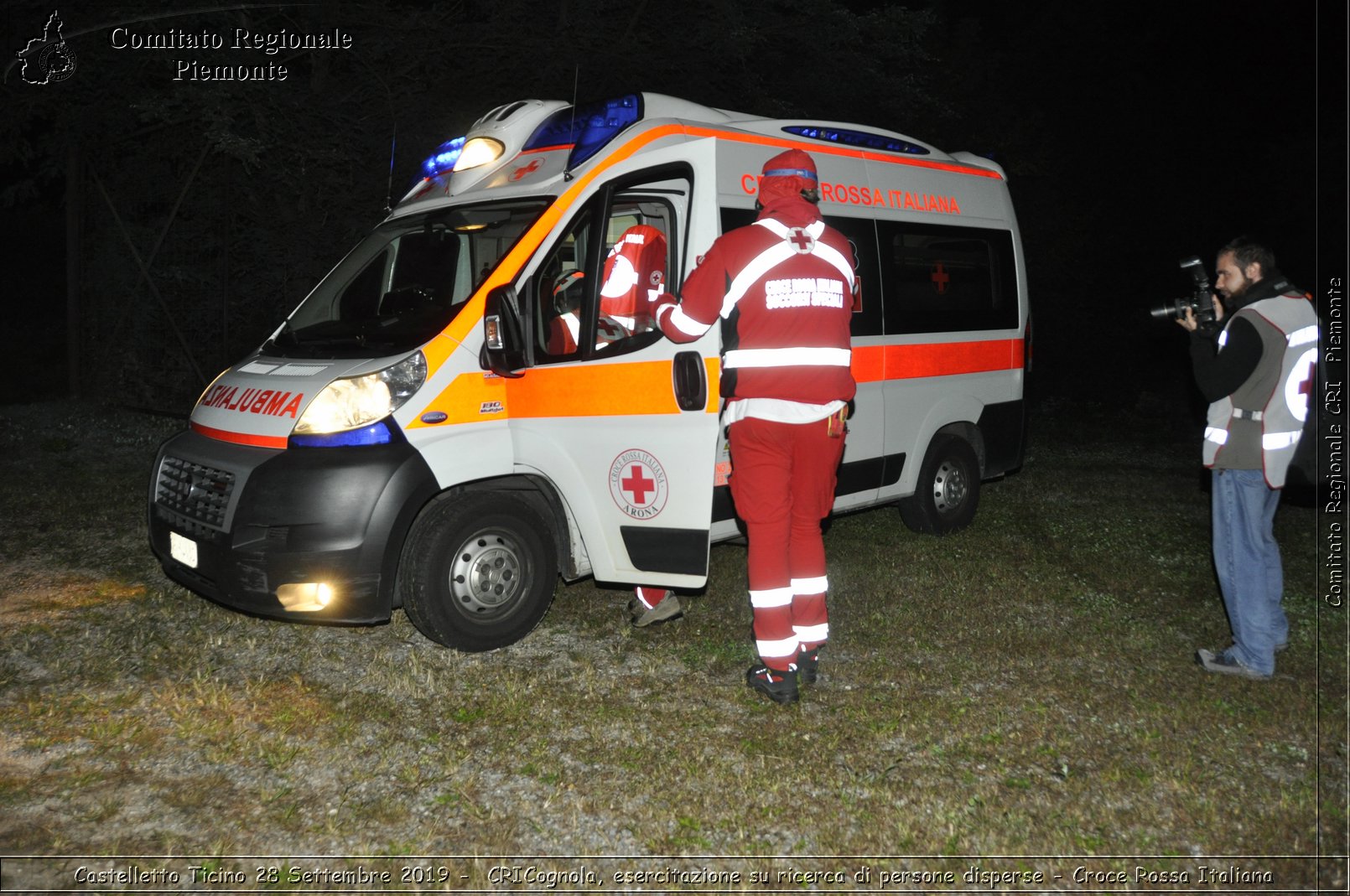 Castelletto Ticino 28 Settembre 2019 - CRICognola, esercitazione su ricerca di persone disperse - Croce Rossa Italiana