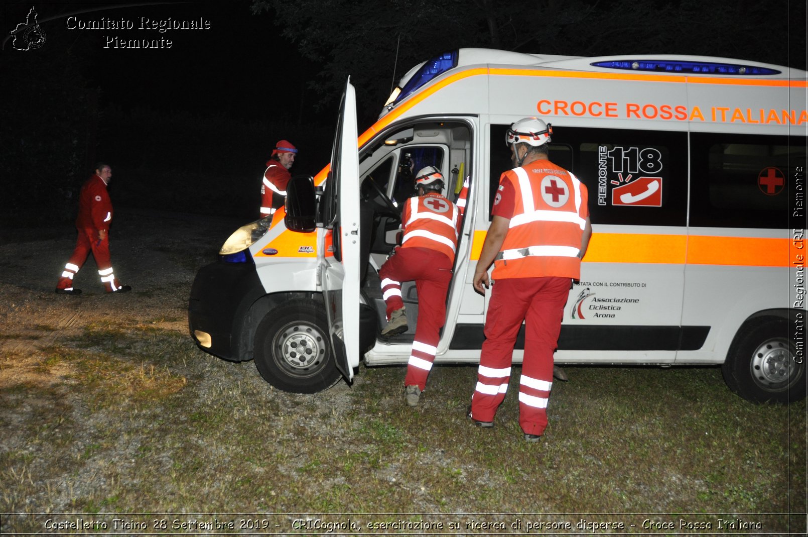 Castelletto Ticino 28 Settembre 2019 - CRICognola, esercitazione su ricerca di persone disperse - Croce Rossa Italiana