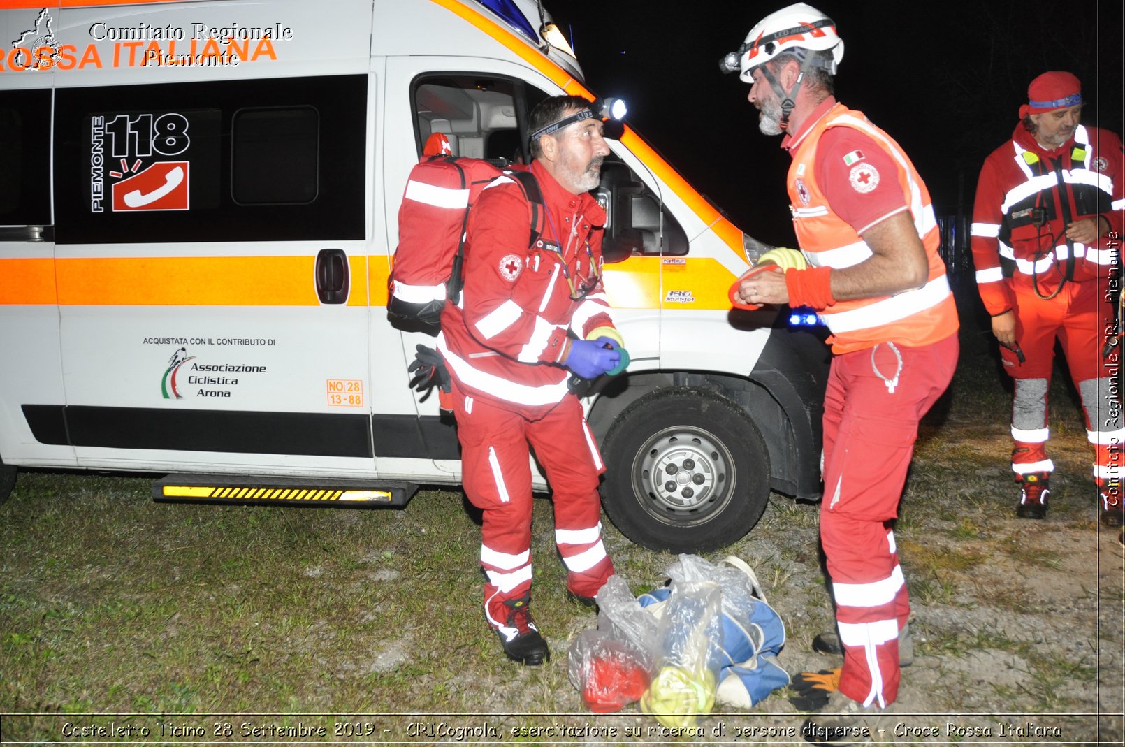 Castelletto Ticino 28 Settembre 2019 - CRICognola, esercitazione su ricerca di persone disperse - Croce Rossa Italiana